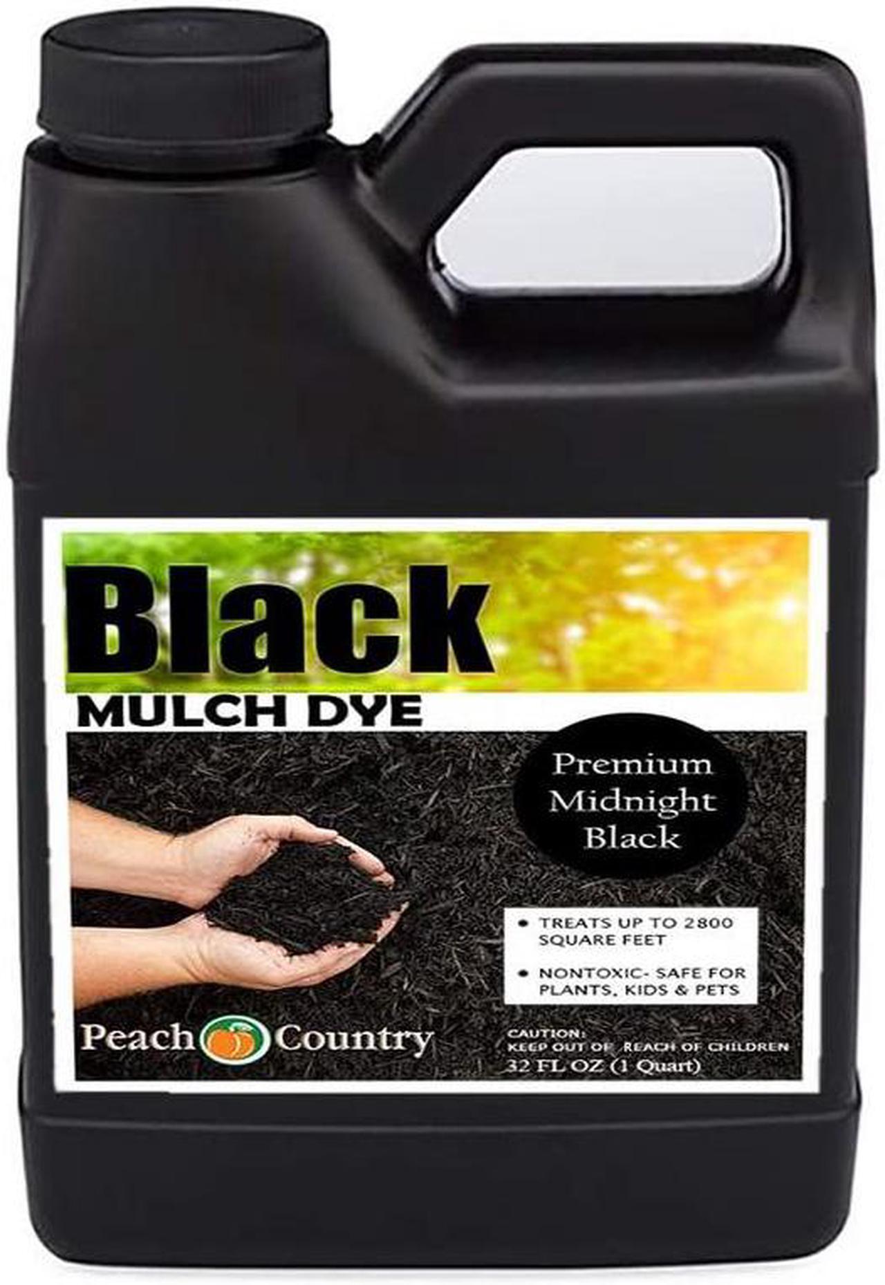 Main image of Peach Country Premium Black Mulch Dye, Color Concentrate - 2,800 Sq. Ft. (1QT)