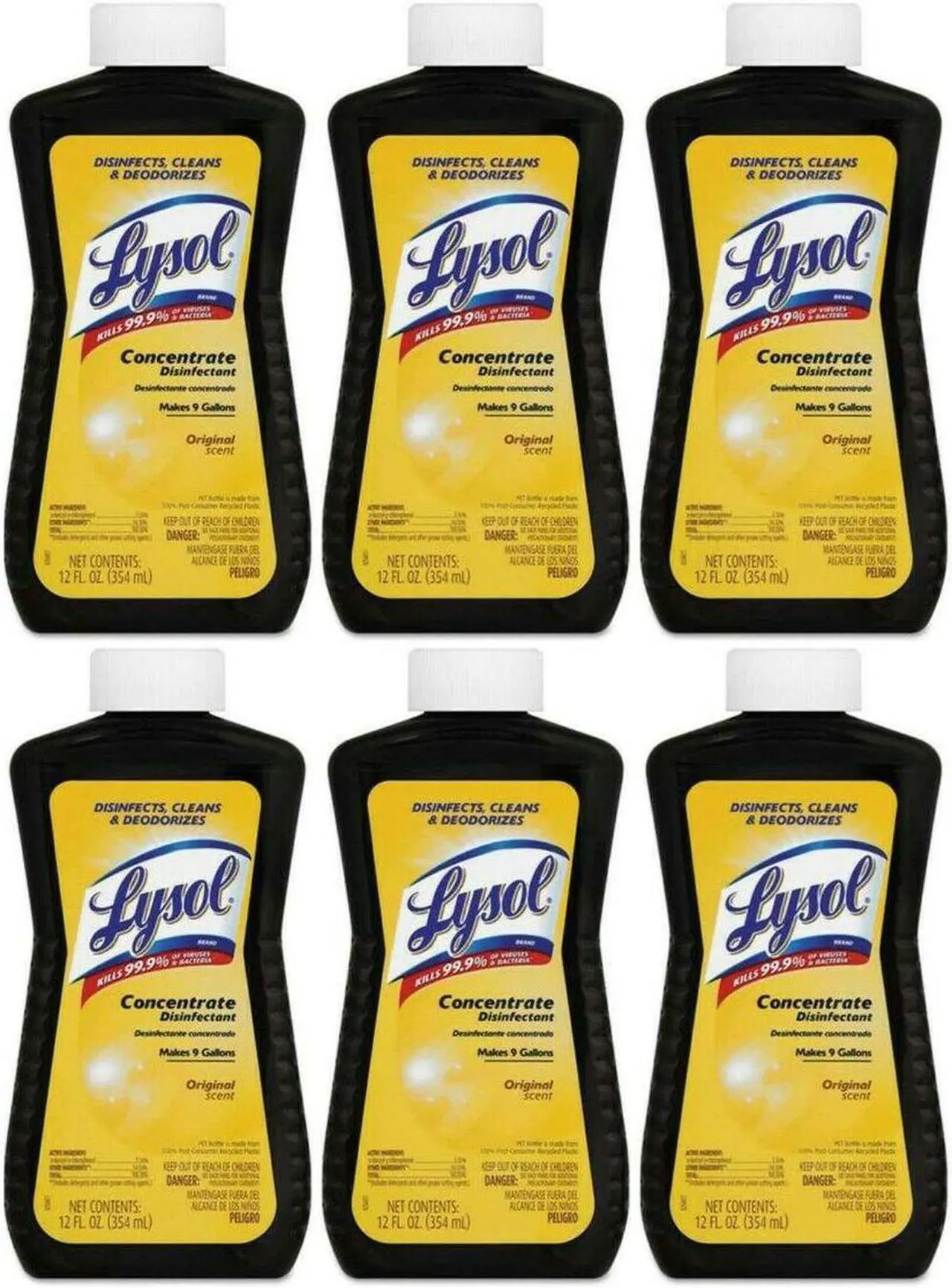 Main image of Lysol Concentrate All Purpose Cleaner Disinfectant, 12 Ounce (Pack of 6)
