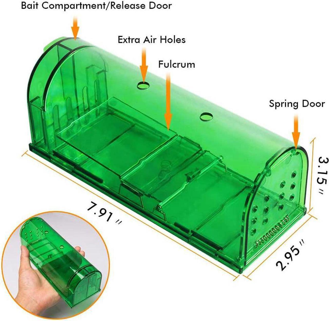 Alt view image 2 of 5 - Home and Country USA Humane Mouse Trap. Our Catch and Release Mouse Traps are Designed as a Live Mouse and Rat Trap for Those who Want to Remove mice The Right Way.- 4 pack