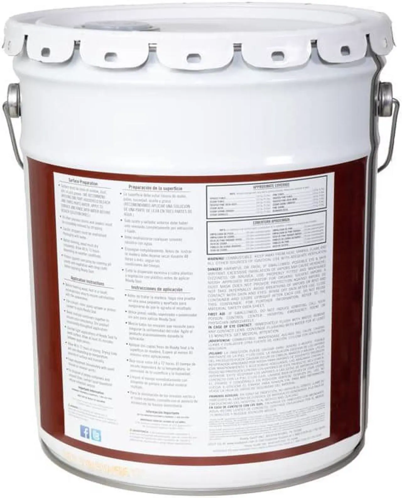 Main image of Ready Seal Goof Proof Semi-Transparent Natural Cedar Oil-Based Wood Stain and Sealer 5 gal. - Total Qty: 1
