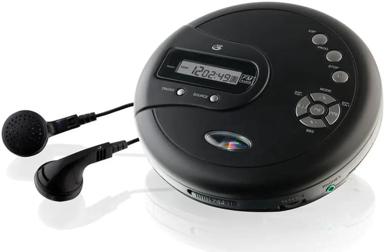Alt view image 12 of 16 - GPX Personal CD Player with Skip Protection PC332B