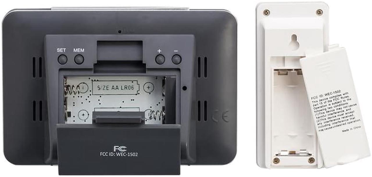 Alt view image 10 of 12 - Taylor Precision Products 1731 Wireless Indoor & Outdoor Weather Station with Hygrometer