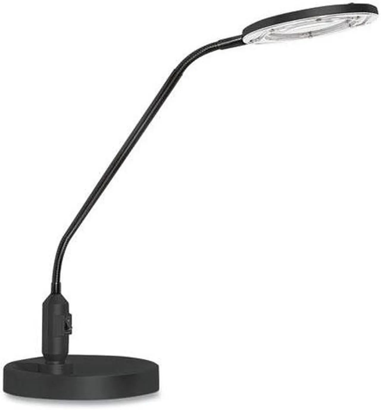 Alt view image 6 of 20 - Desktop LED Magnifier Lamp, 19" High, Black ALELEDM765B