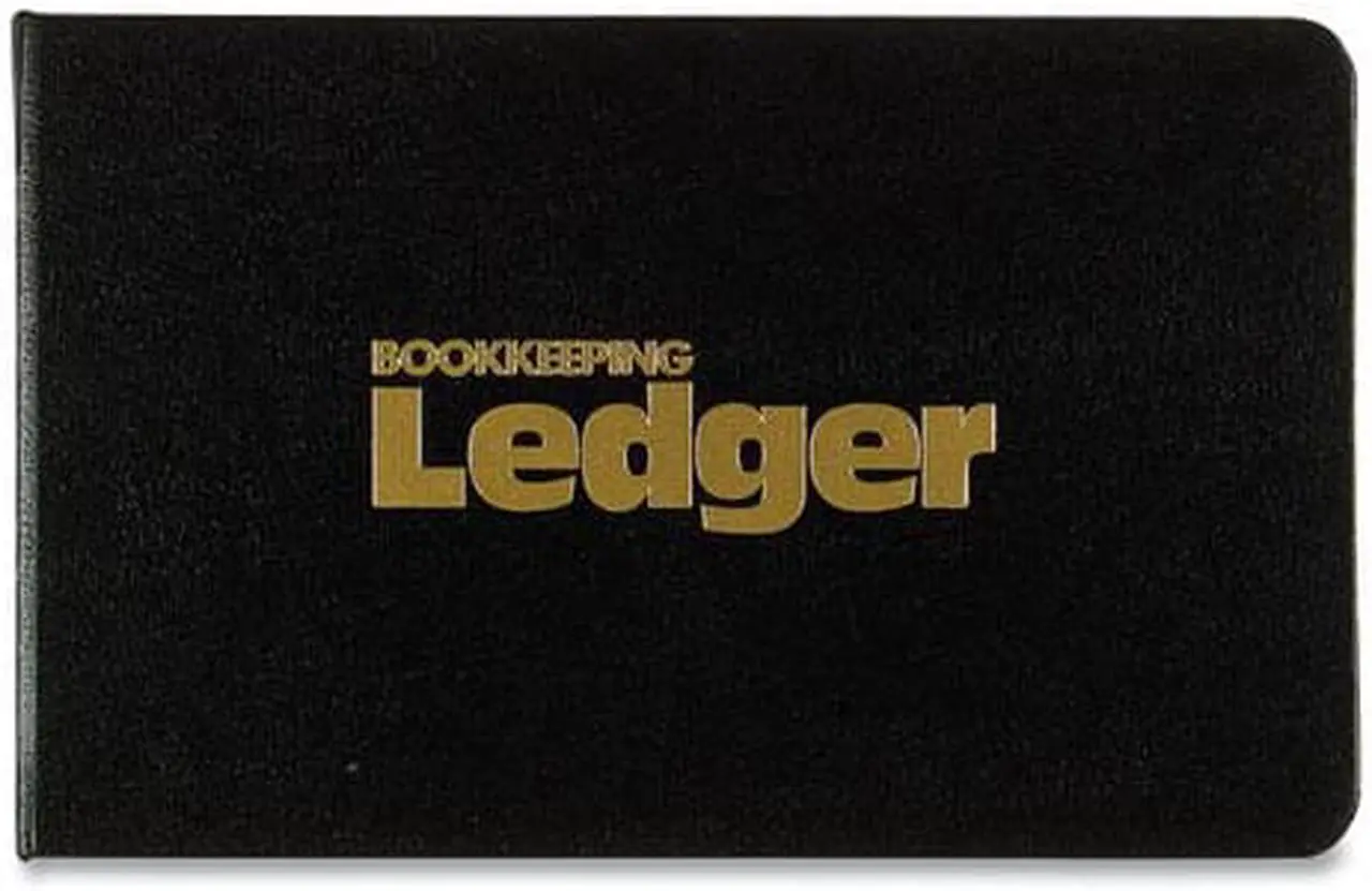 Alt view image 12 of 16 - National Four-Ring Ledger Binder Kit Black 8.5 x 5 100 Sheets/Book 63453