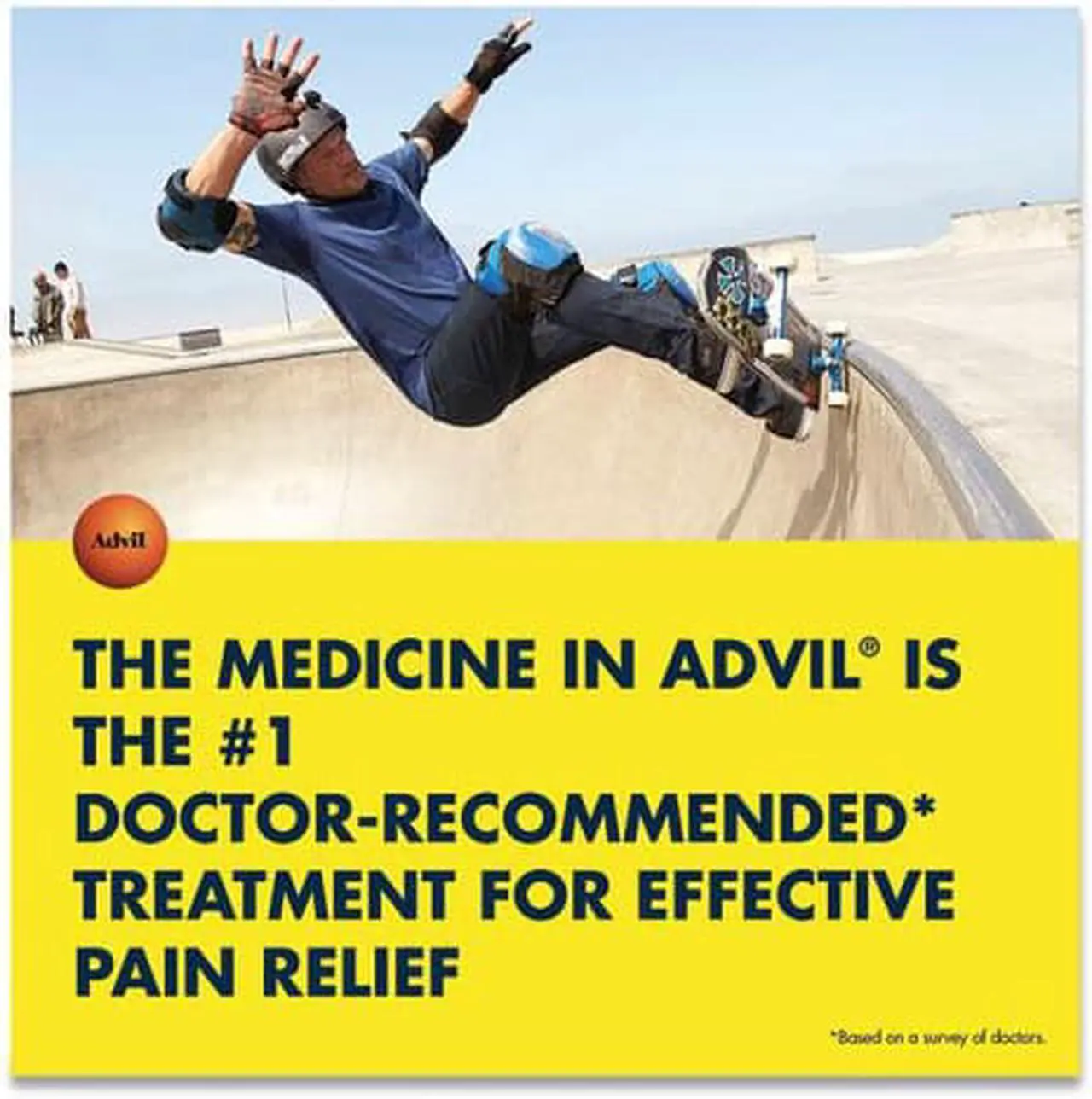 Alt view image 8 of 9 - advil 100 count pain reliever / fever reducer coated tablet, 200mg ibuprofen, temporary pain relief