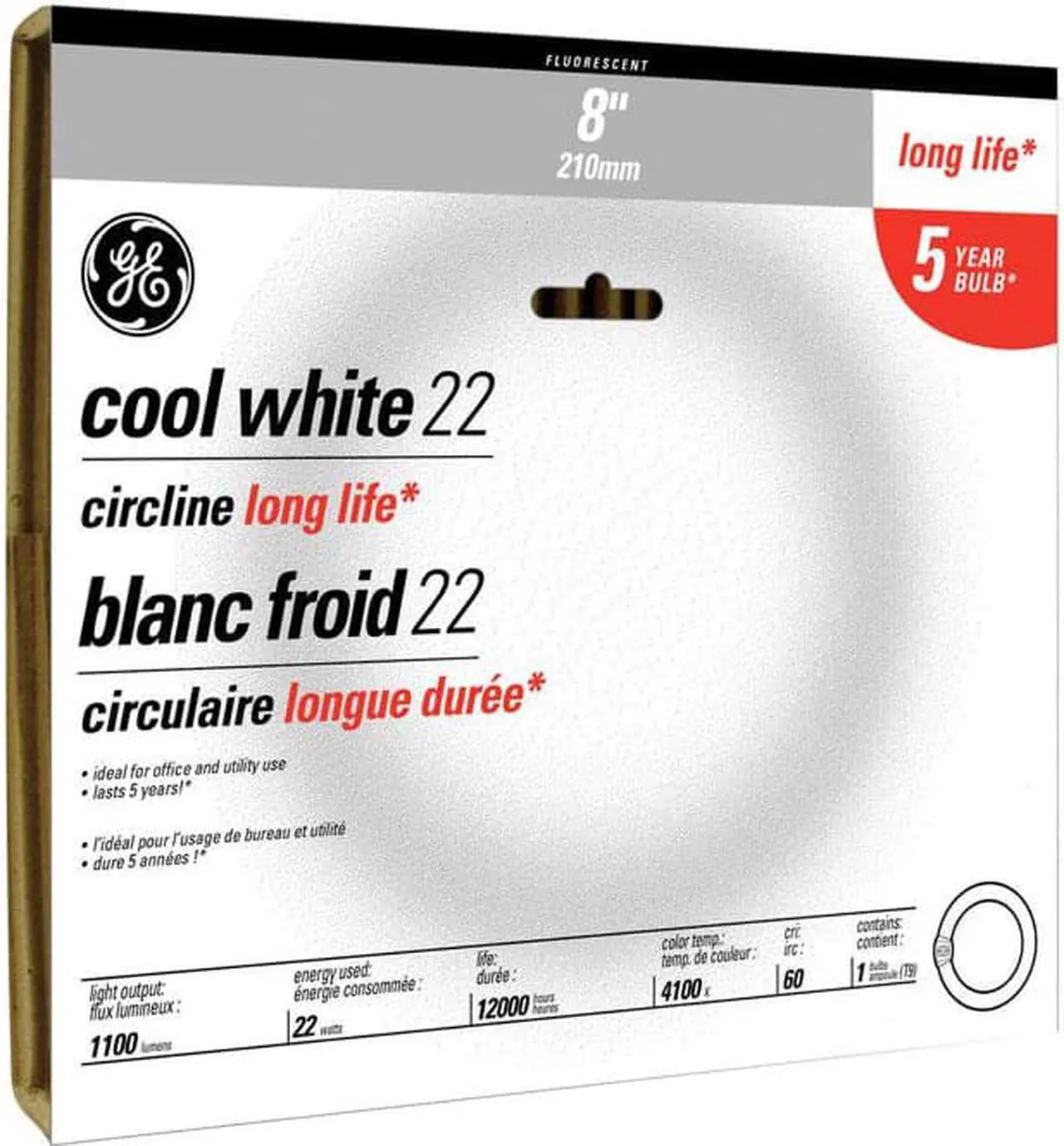 Alt view image 11 of 14 - GE Fluorescent Circular Tube 22 Watt 33774