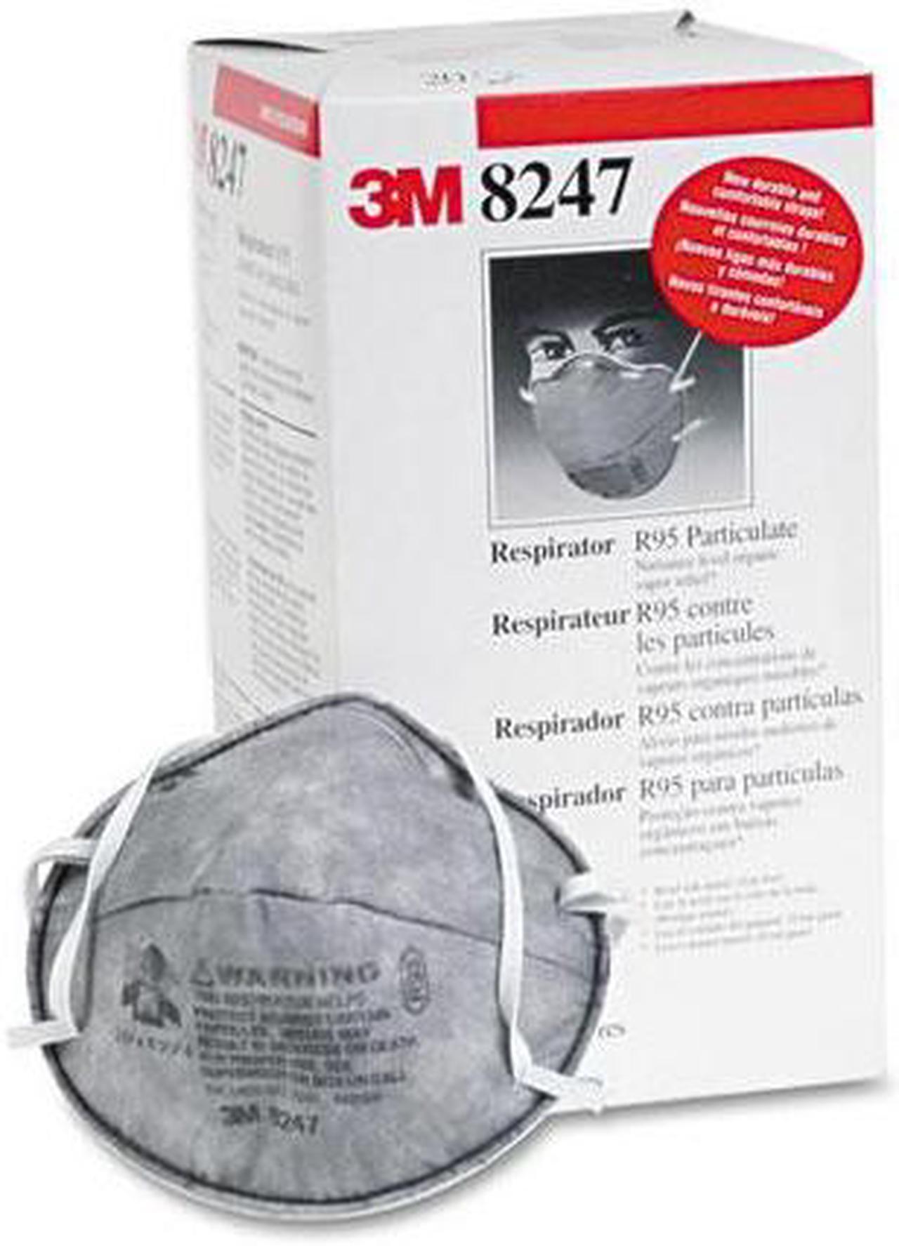 Alt view image 13 of 15 - 3M OH&ESD 142-8247 R95 W-Nuisance Level Organic Vapor Relie