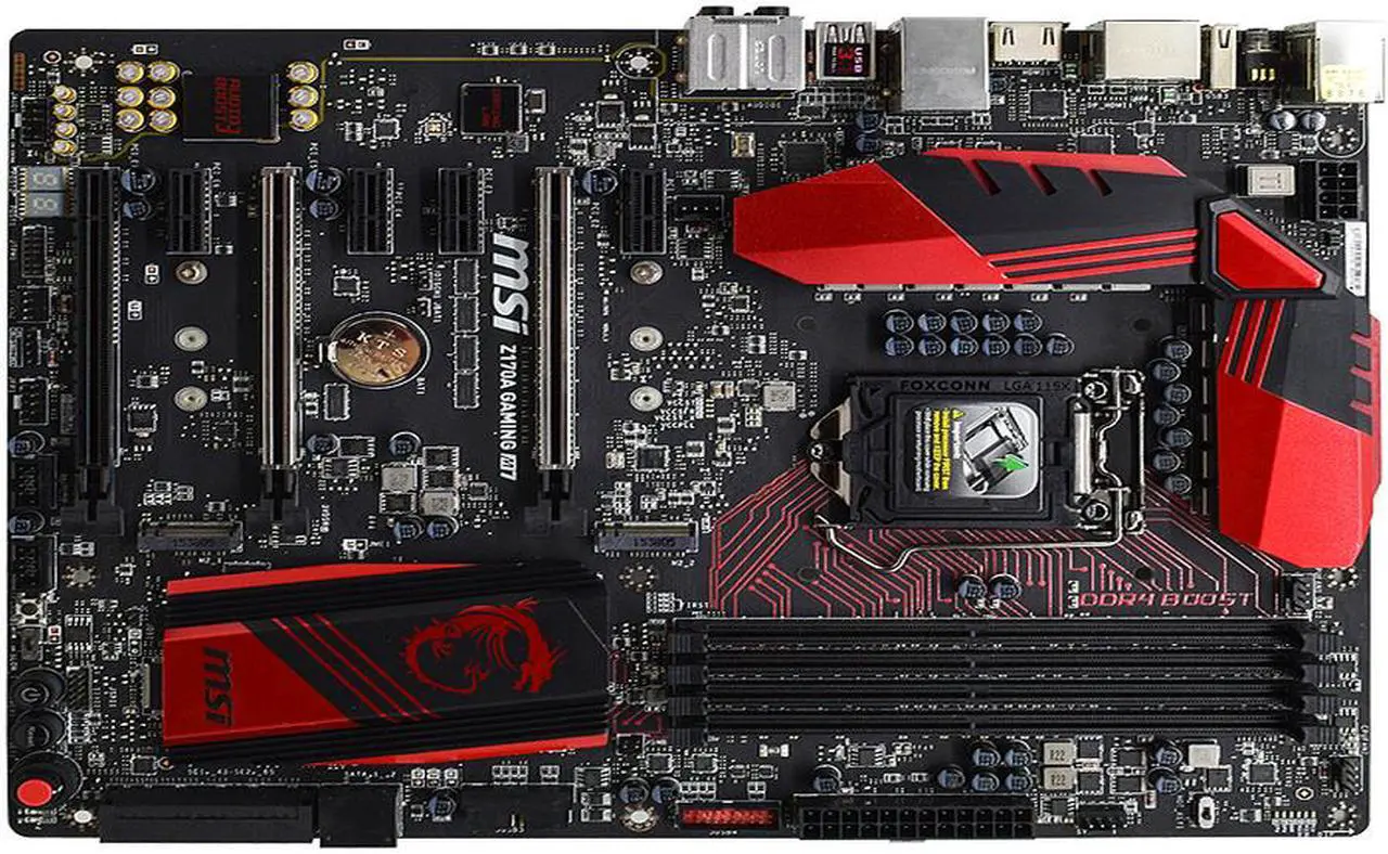 Alt view image 8 of 9 - MSI Gaming Intel Z170A LGA 1151 DDR4 USB 3.1 ATX Motherboard (Z170A Gaming M7)