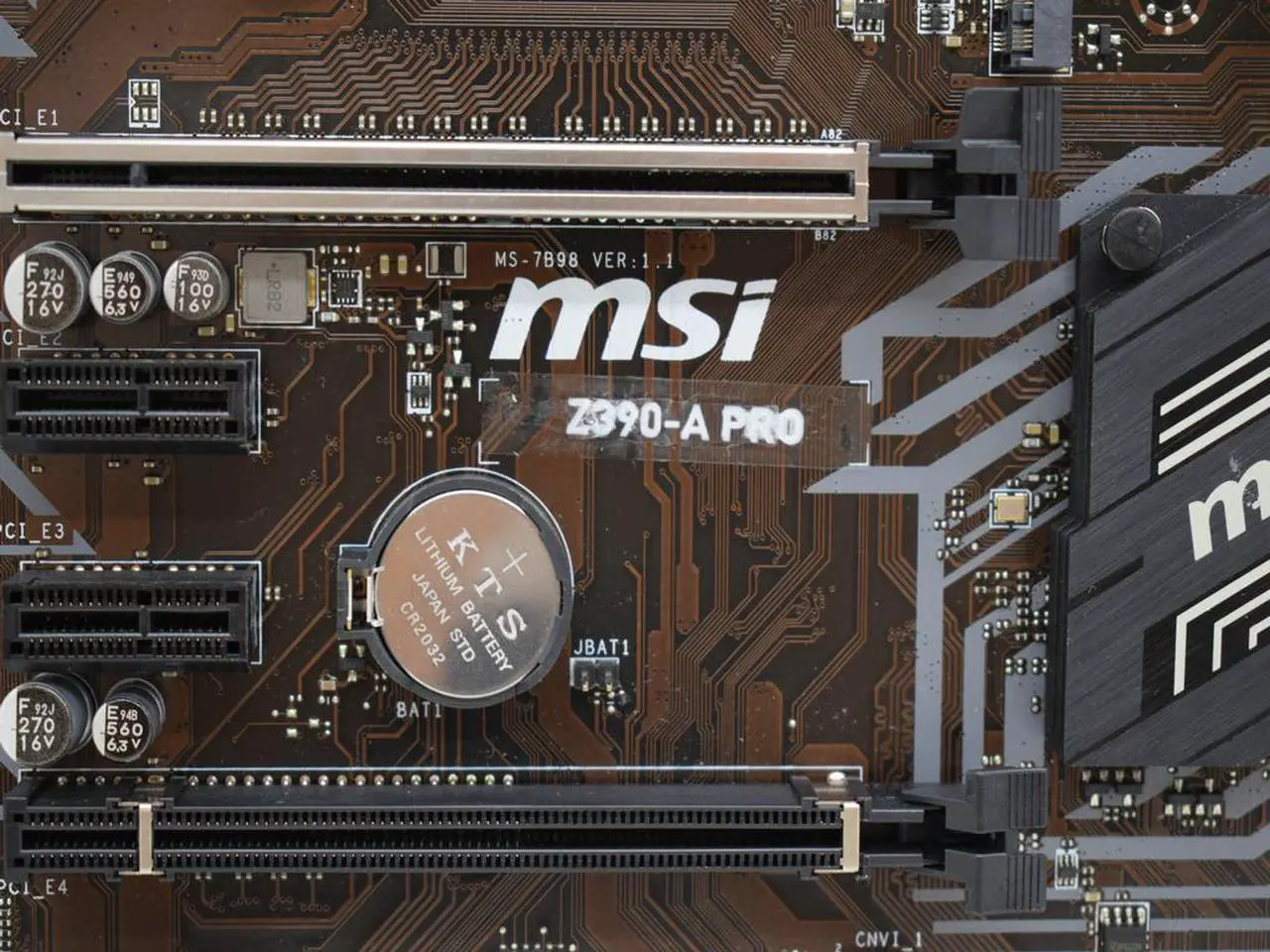 Alt view image 13 of 19 - [OB-NA] MSI Z390-A PRO LGA 1151 (300 Series) Intel Z390 SATA 6Gb/s ATX Intel Mobo