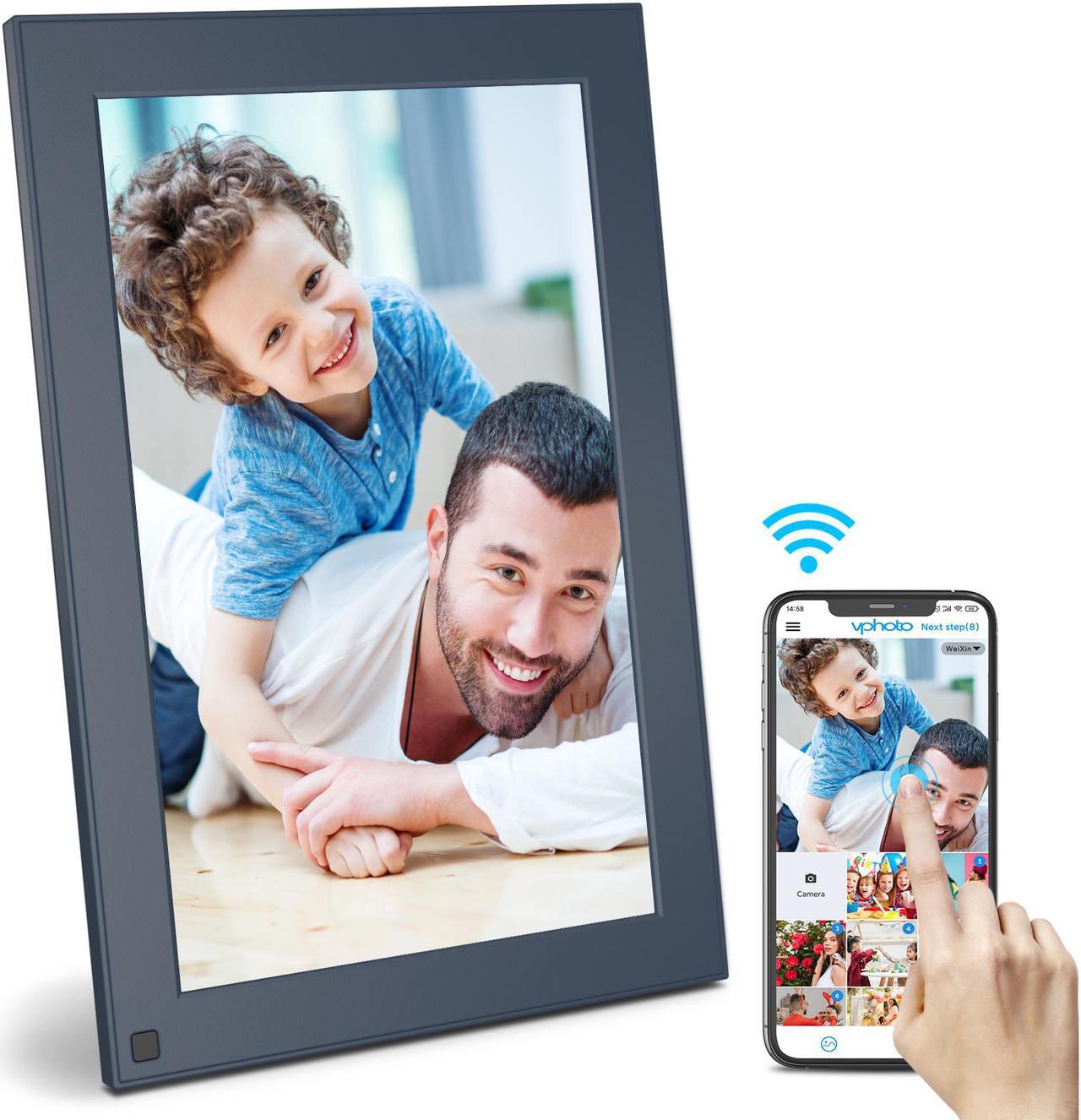 Main image of FULLJA Digital Picture Frame, 10.1 Inch Digital Photo Frame with Wifi Cloud Smart Digital Frame IPS HD Touch Screen ,16GB Memory,Digital Frame Receive Photos Or Videos Remotely from App/Email,Blue, Su