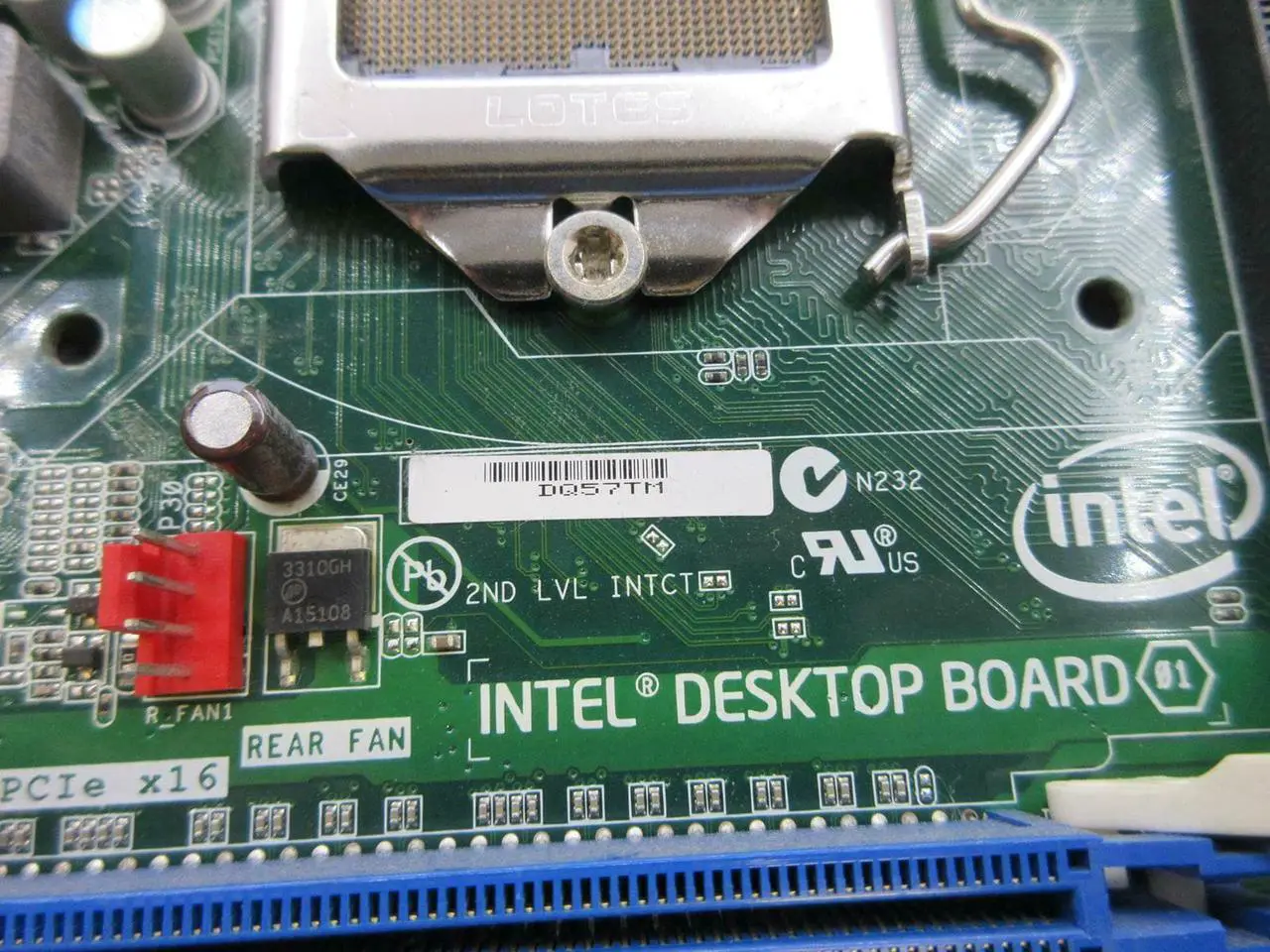 Alt view image 8 of 8 - Intel DQ57TM LGA 1156/Socket H DDR3 SDRAM Desktop Motherboard