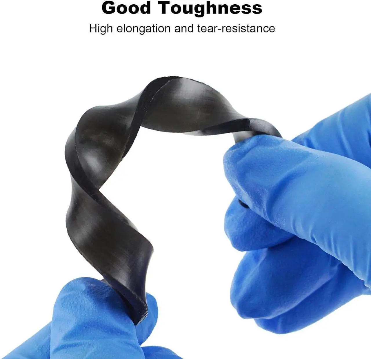 Alt view image 2 of 7 - Elastic600 3D Printer Resin, 405nm Elastic UV-Curing Resin, Tough & Flexible, TPU-like Photopolymer Resin for LCD DLP 3D Printing (Black, 1000g)