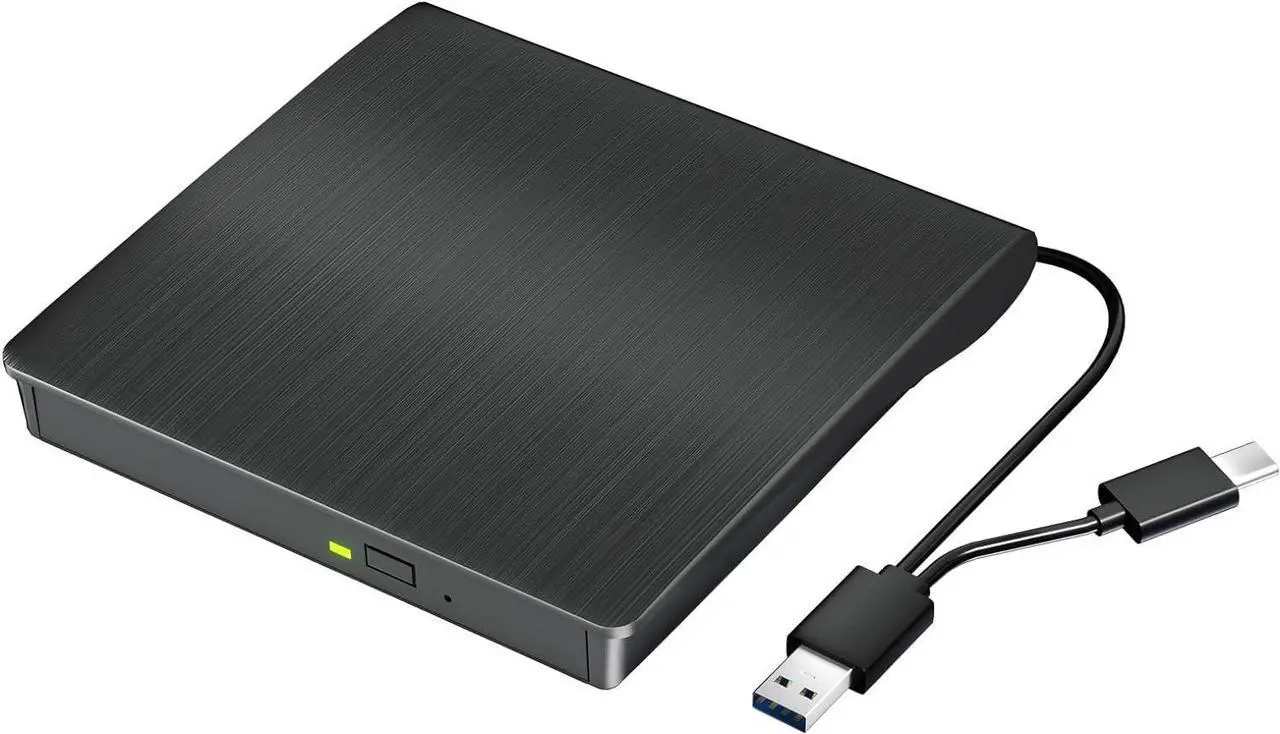 Main image of External Blu-ray Drive BDR-XD08UMB-S Matte-Black Body USB 3.2 Gen1 (USB Type-C) / 2.0 Slim Portable BD/DVD/CD Writer high-Grade Rubber Coating