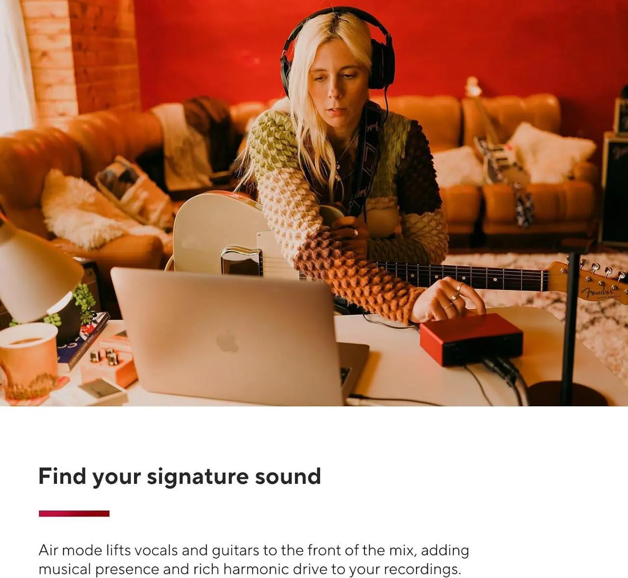 Alt view image 5 of 6 - Focusrite Scarlett Solo 4th Gen USB Audio Interface, for the Guitarist, Vocalist, or Producer  High-Fidelity, Studio Quality Recording, and All the Software You Need to Record