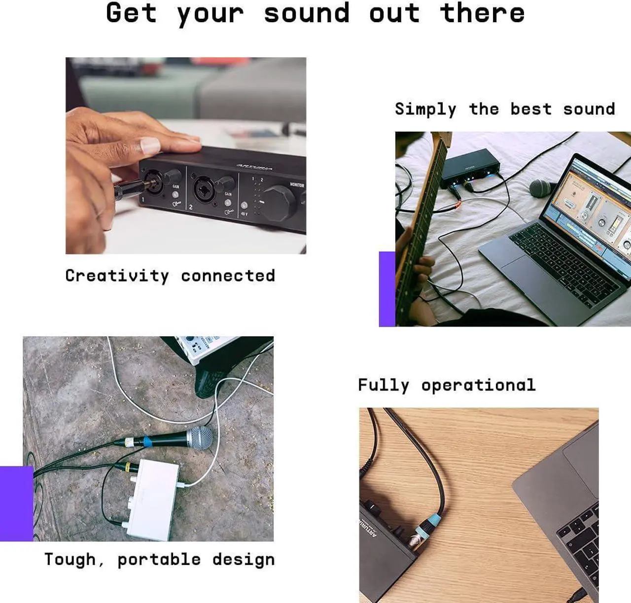 Alt view image 4 of 7 - Arturia - MiniFuse 2 - Compact USB Audio & MIDI Interface with Creative Software for Recording, Production, Podcasting, Guitar - Black
