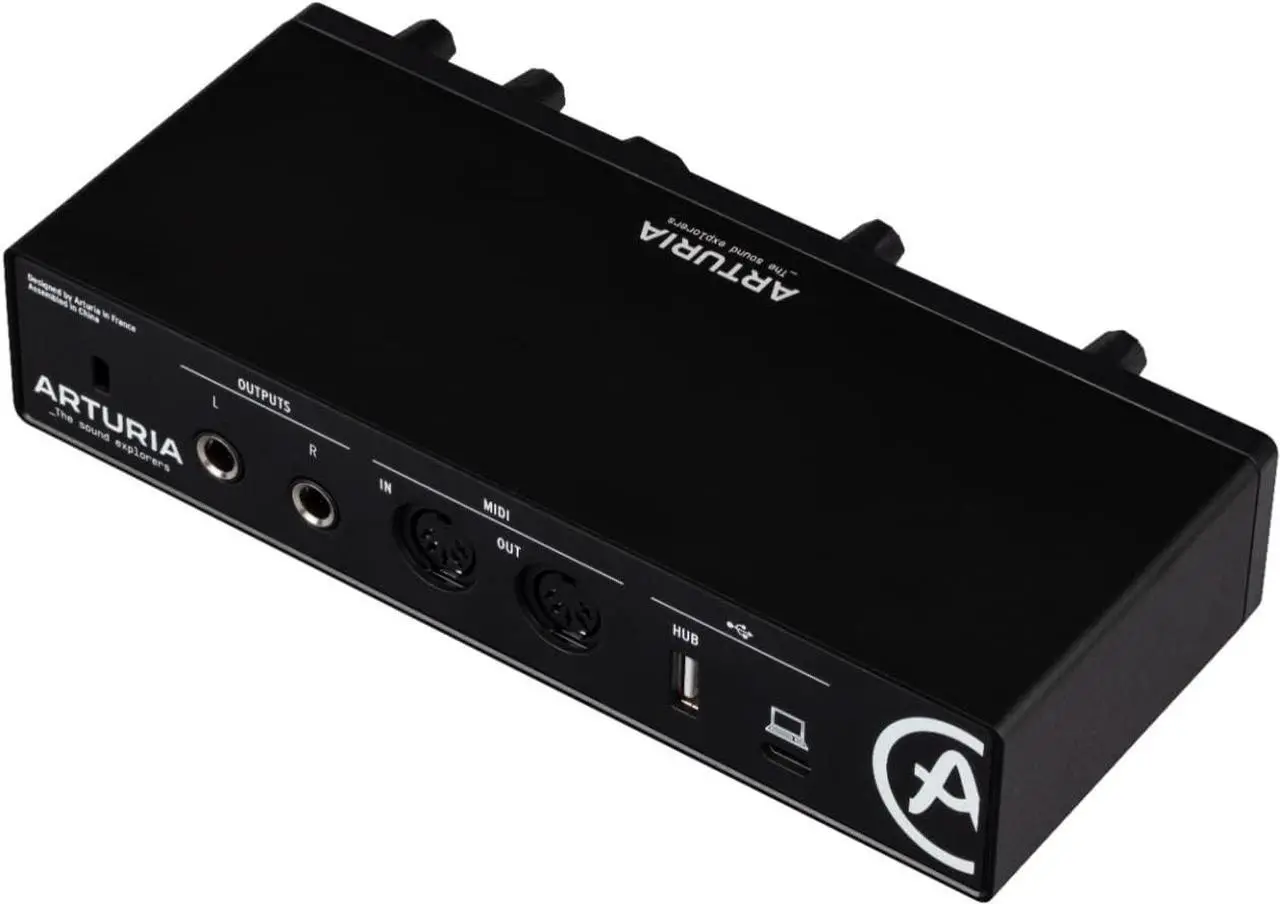 Alt view image 3 of 7 - Arturia - MiniFuse 2 - Compact USB Audio & MIDI Interface with Creative Software for Recording, Production, Podcasting, Guitar - Black