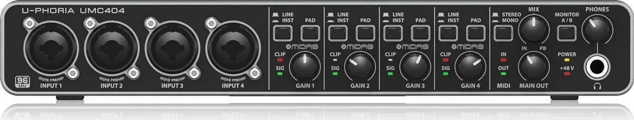 Main image of Behringer U-Phoria UMC404HD USB Audio Interface