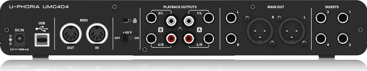 Alt view image 2 of 3 - Behringer U-Phoria UMC404HD USB Audio Interface