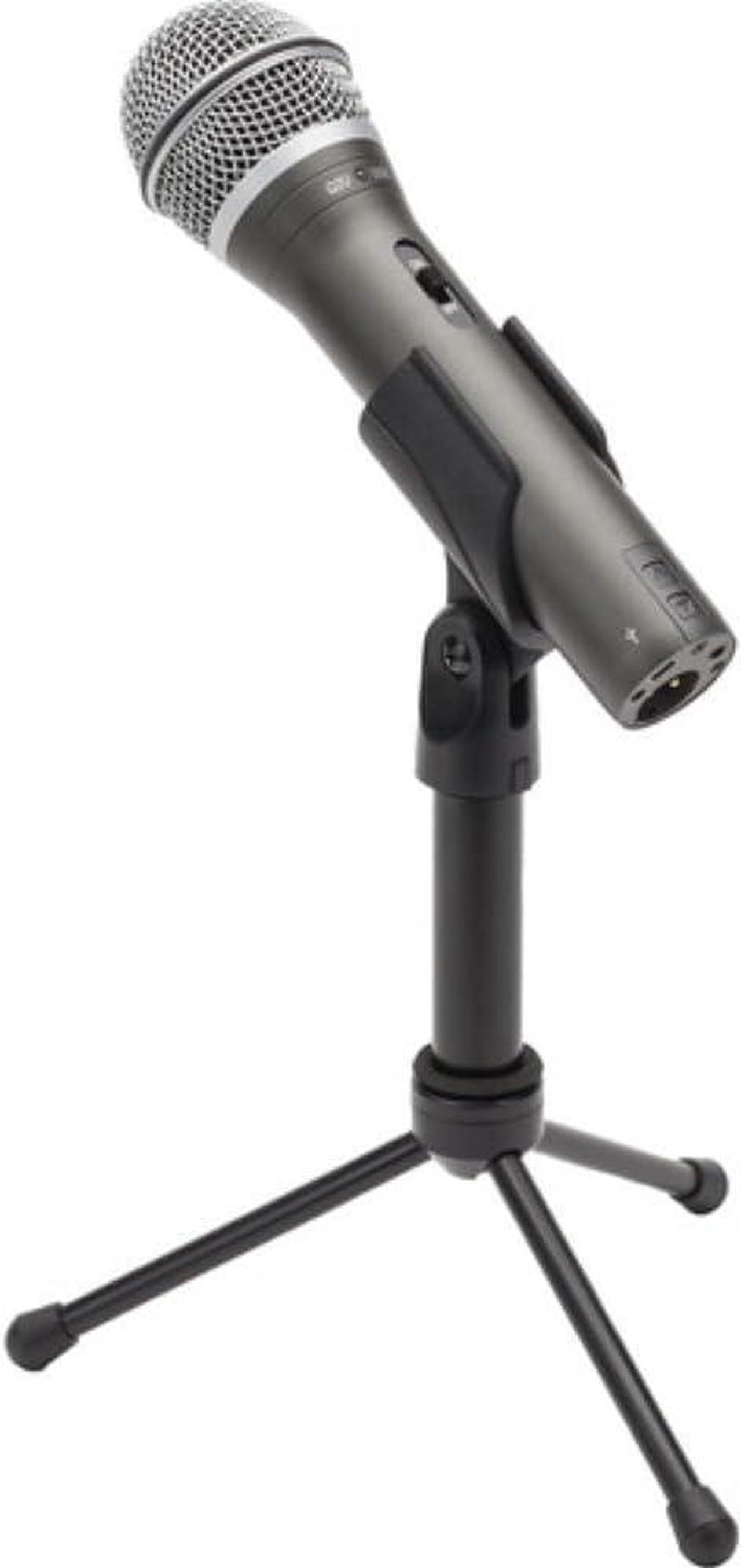 Alt view image 3 of 7 - Samson Q2U Recording & Podcasting Pack | Gray Bundled with Shockmount + Pop Filter + Mic Arm + Microfiber Cleaning Cloth (5 Items)