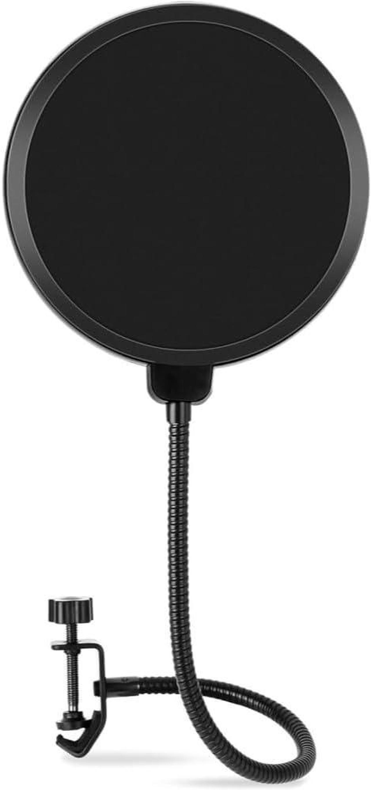 Alt view image 6 of 7 - Samson Q2U Recording & Podcasting Pack | Gray Bundled with Shockmount + Pop Filter + Mic Arm + Microfiber Cleaning Cloth (5 Items)