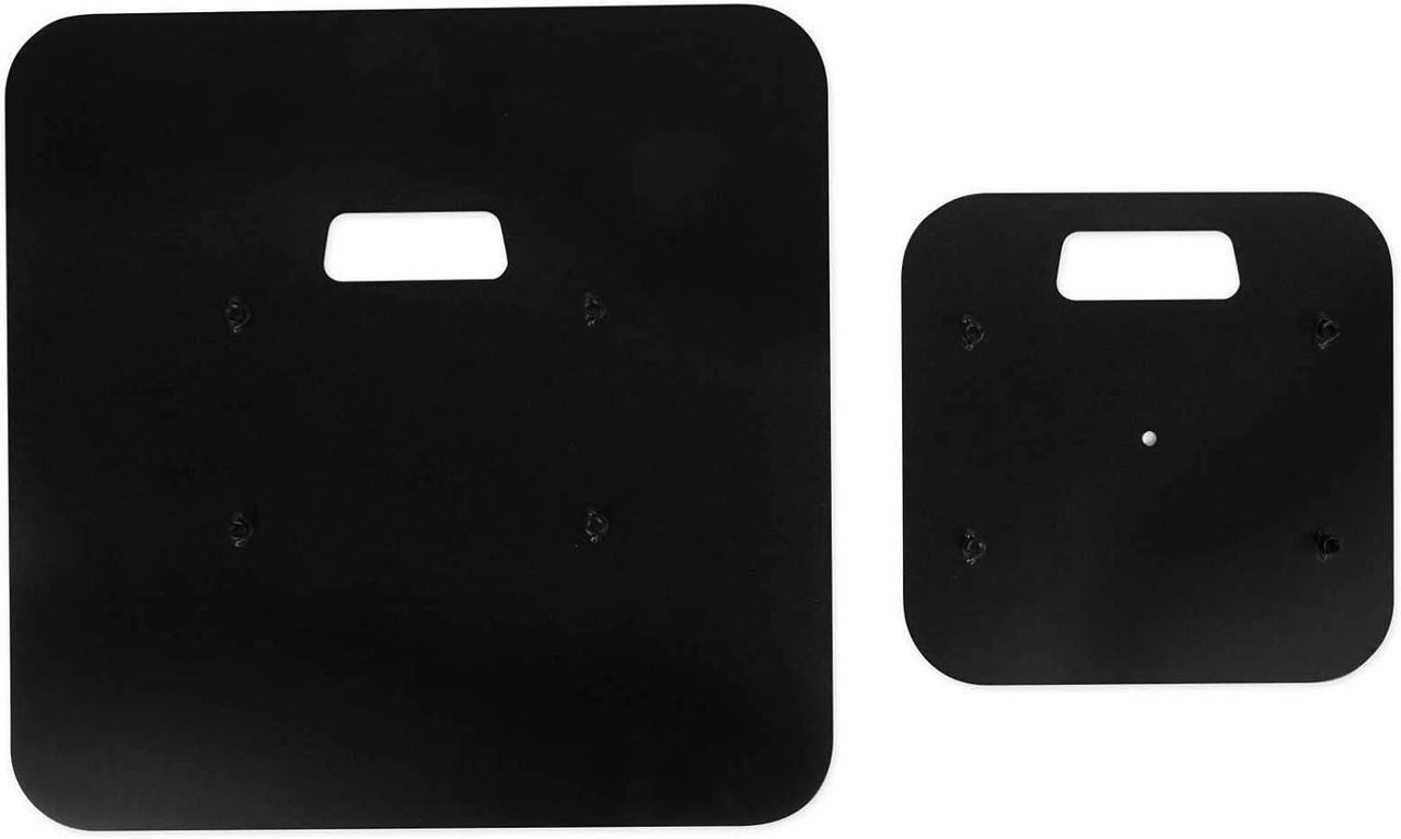 Main image of Top+Bottom Black Totem Plates to Make RTP32W/RTP82W Stands