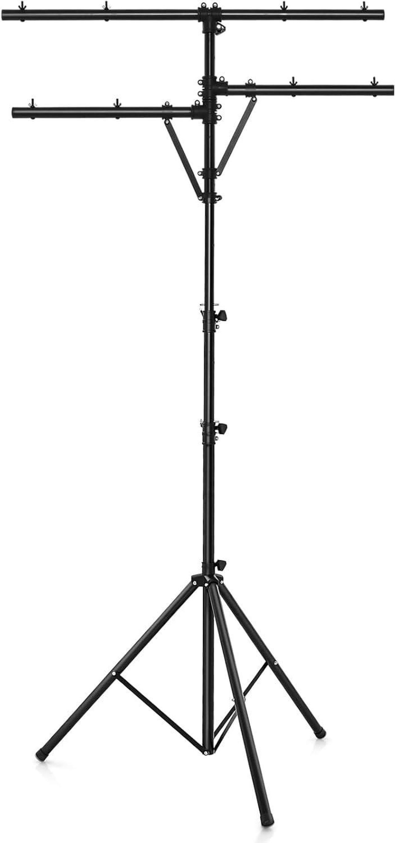 Main image of DJ Light Stand, Tripod Lighting Stand with 73""-138"" Adjustable Height, Portable T-bar Light Stand Stage Light Stand for Bar, Party & Banquet, TL35700