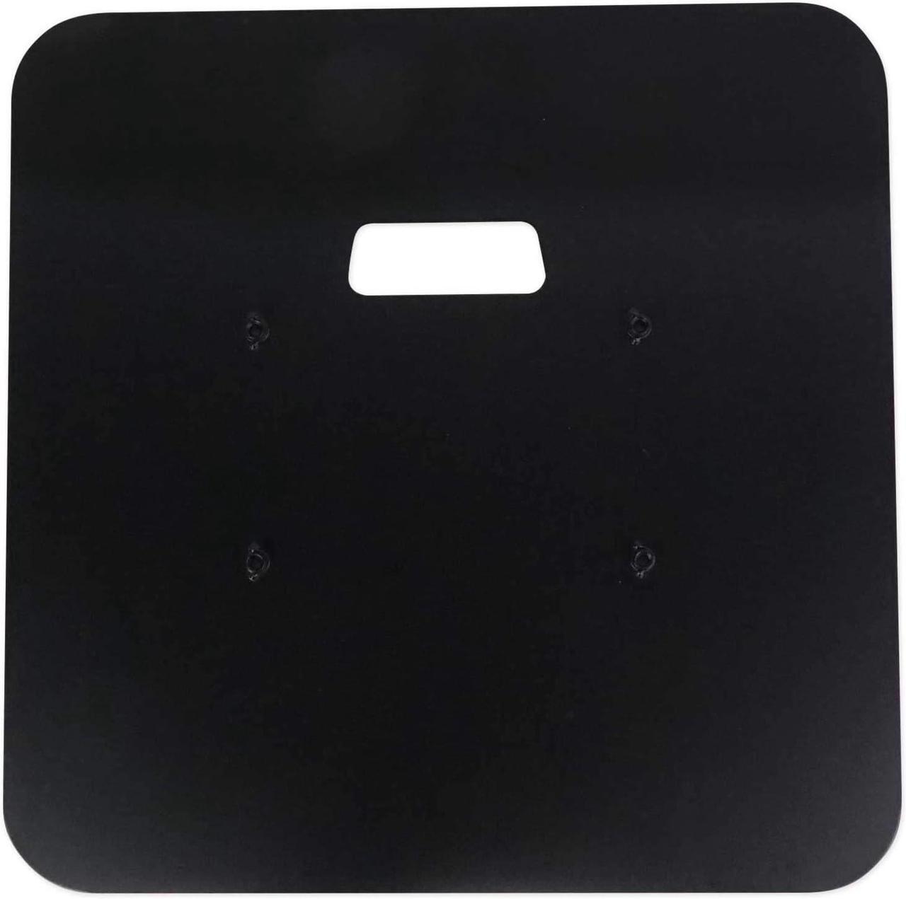 Alt view image 2 of 6 - Top+Bottom Black Totem Plates to Make RTP32W/RTP82W Stands