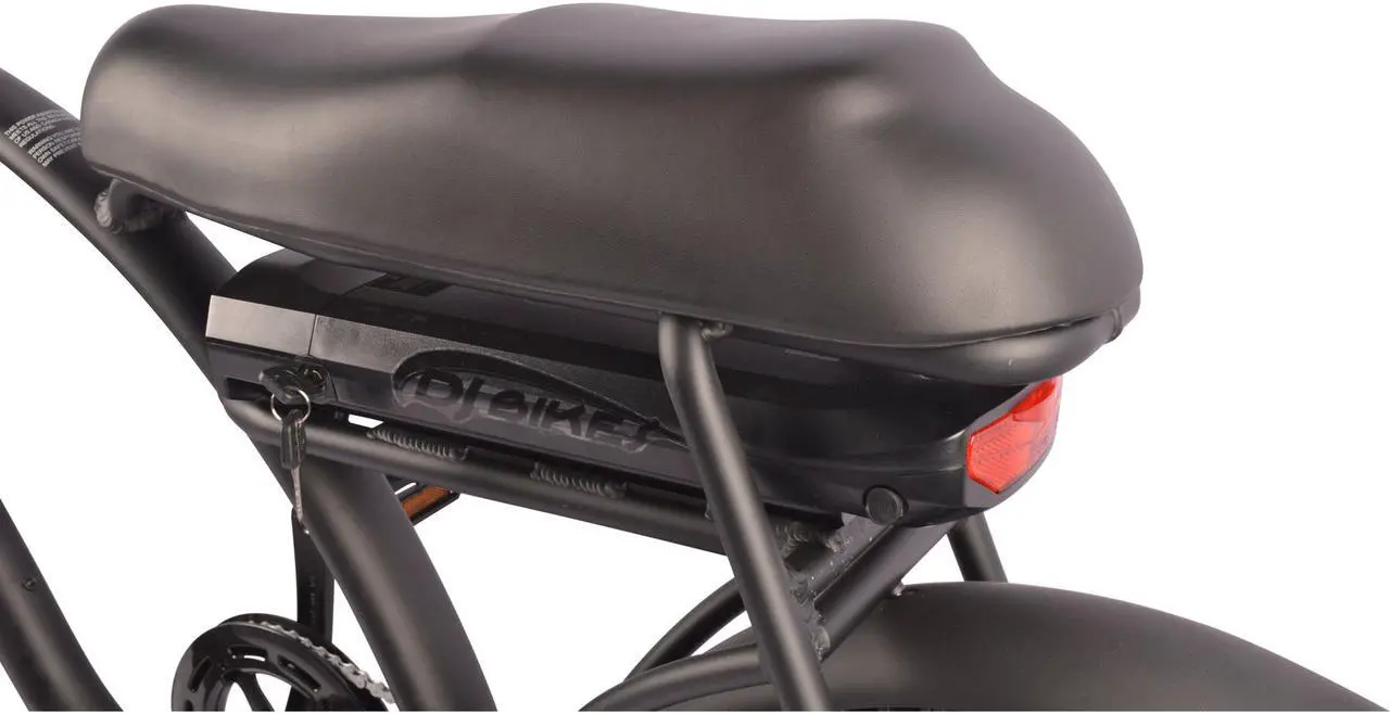 Alt view image 3 of 5 - DJ Super Electric Bike 20* 4” Fat Tire, Powerful 750W Bafang Motor, 48V 13Ah LG Battery, Max Range 50 miles. Aluminum Frame, Matte Black, LED Bike Light, MOZO Suspension Fork and 7-Speed Shimano Gear