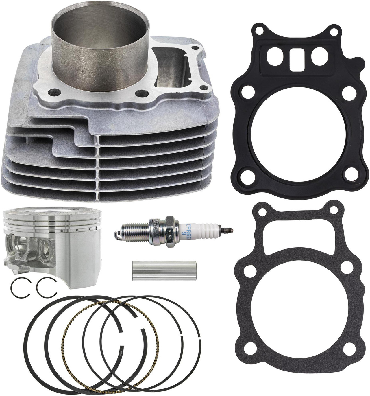 BFO Top End Rebuild Kit For Honda Rancher TRX350 2000-2006 – Cylinder Piston Gasket Set, Standard Bore