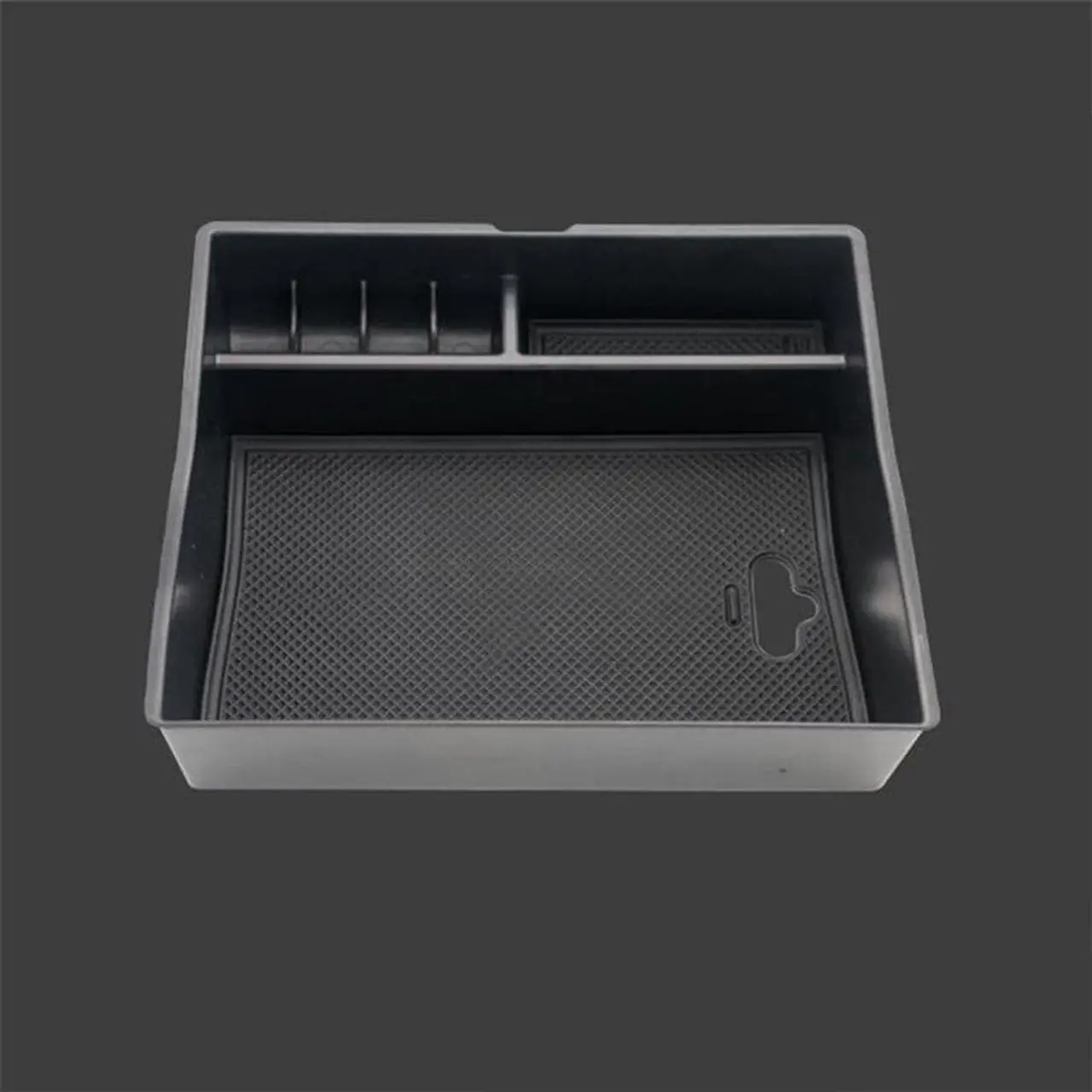 Alt view image 4 of 5 - Yassdwbn 1PC Car Center Console Armrest Storage Tray Box For Toyota Sienna 2011-2019
