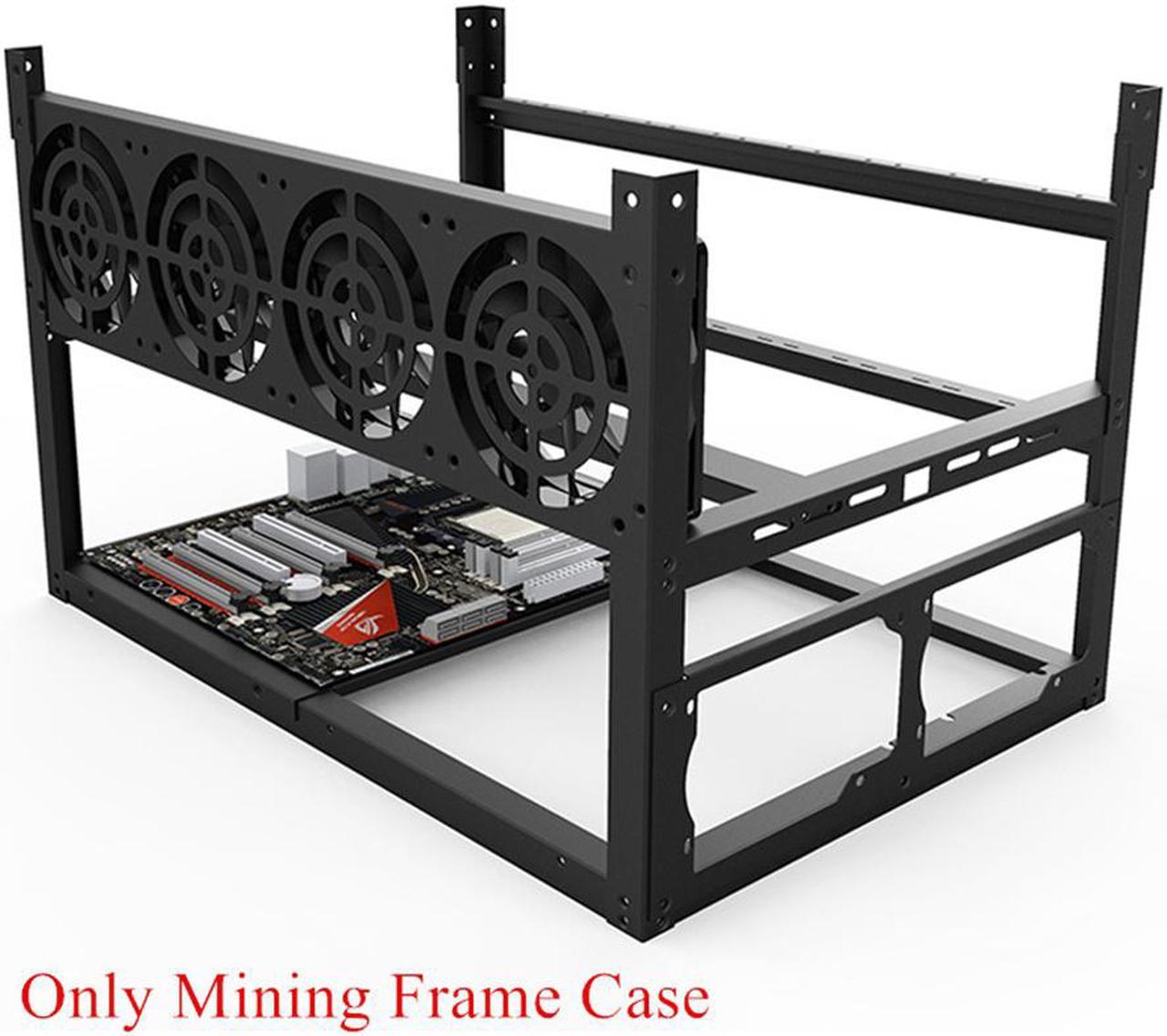 Stackable 8 GPU Open Air Mining Rig Frame Case For ETH BTC Ethereum Crypto Coin