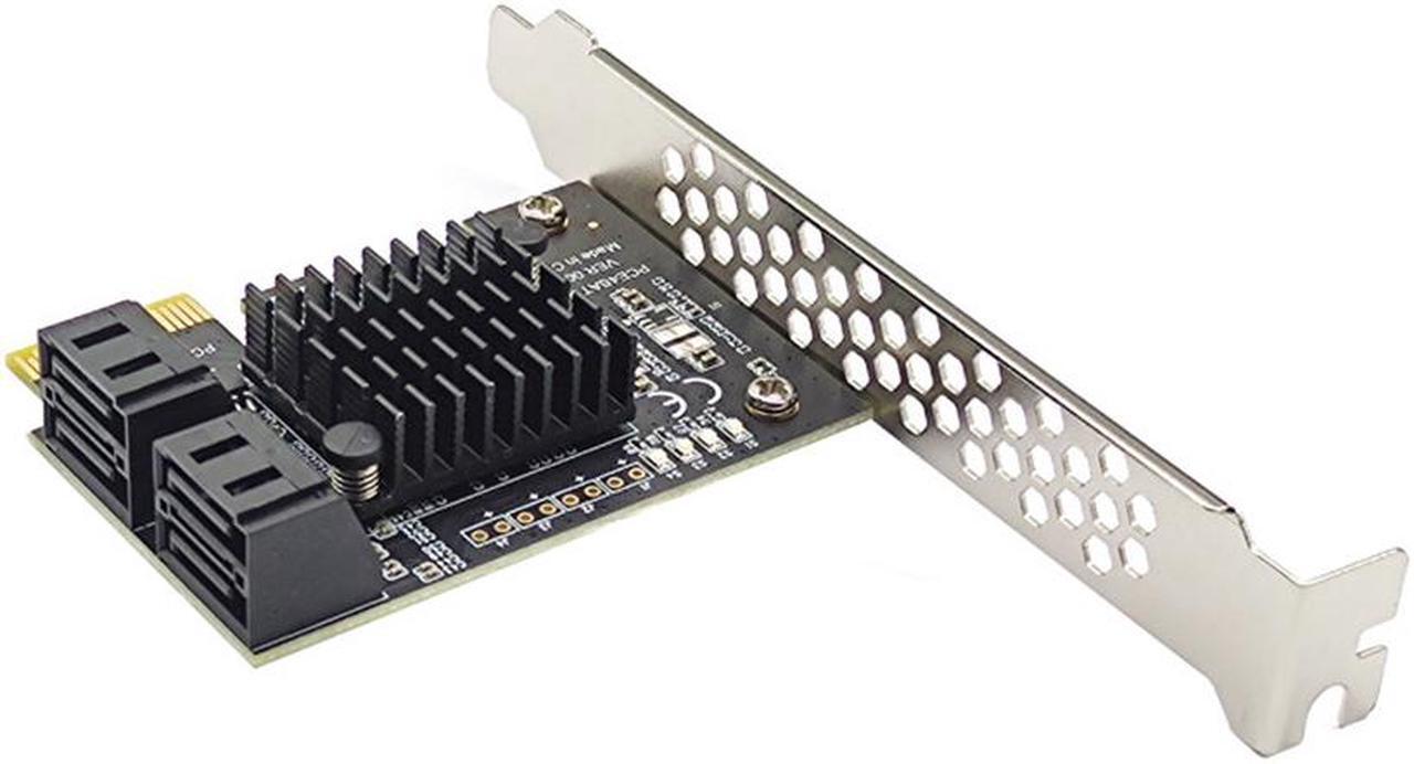 Main image of Acaigel PCIE to SATA Card Expansion Adapter 4 Port SATA III 6G for SSD HDD IPFS Mining