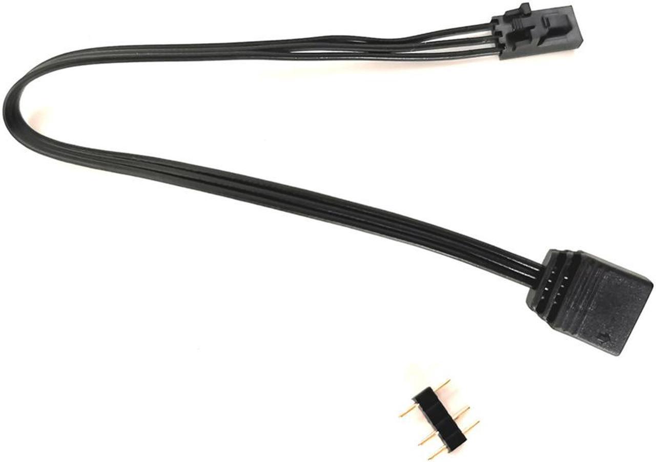 20cm 3-Pin 5V A-RGB Adapter For Corsair Lighting Node Pro & Commander Pro