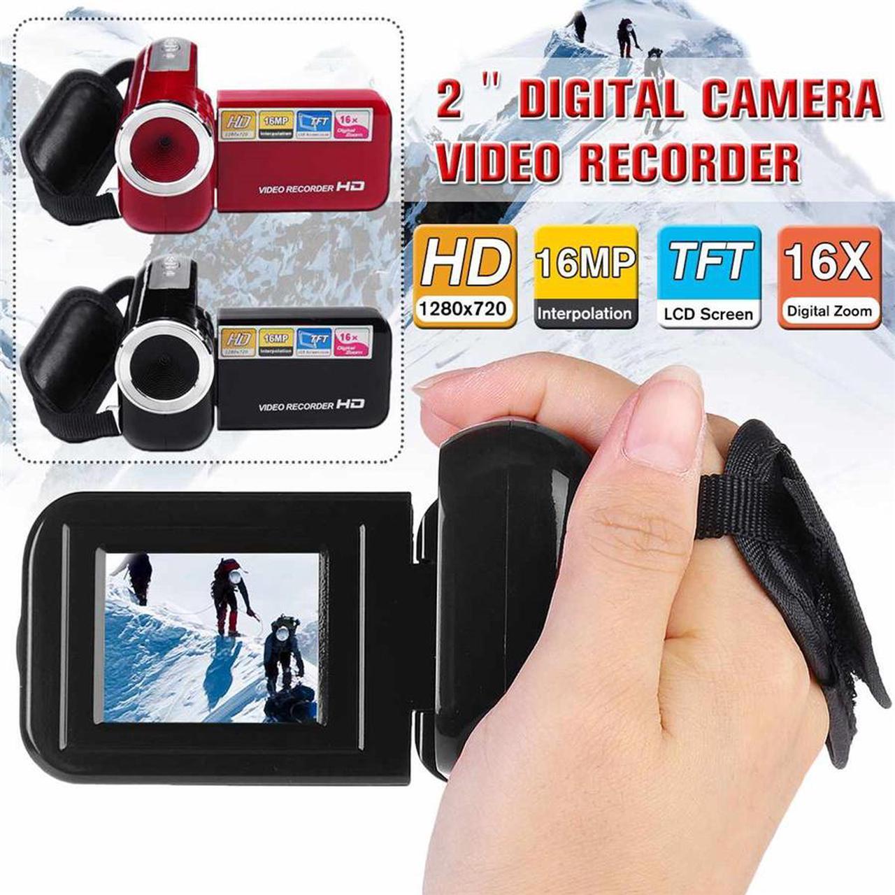 Alt view image 5 of 6 - Mini Digital Video Camera Camcorder 16MP Night Vision Recording 16X Zoom Digital