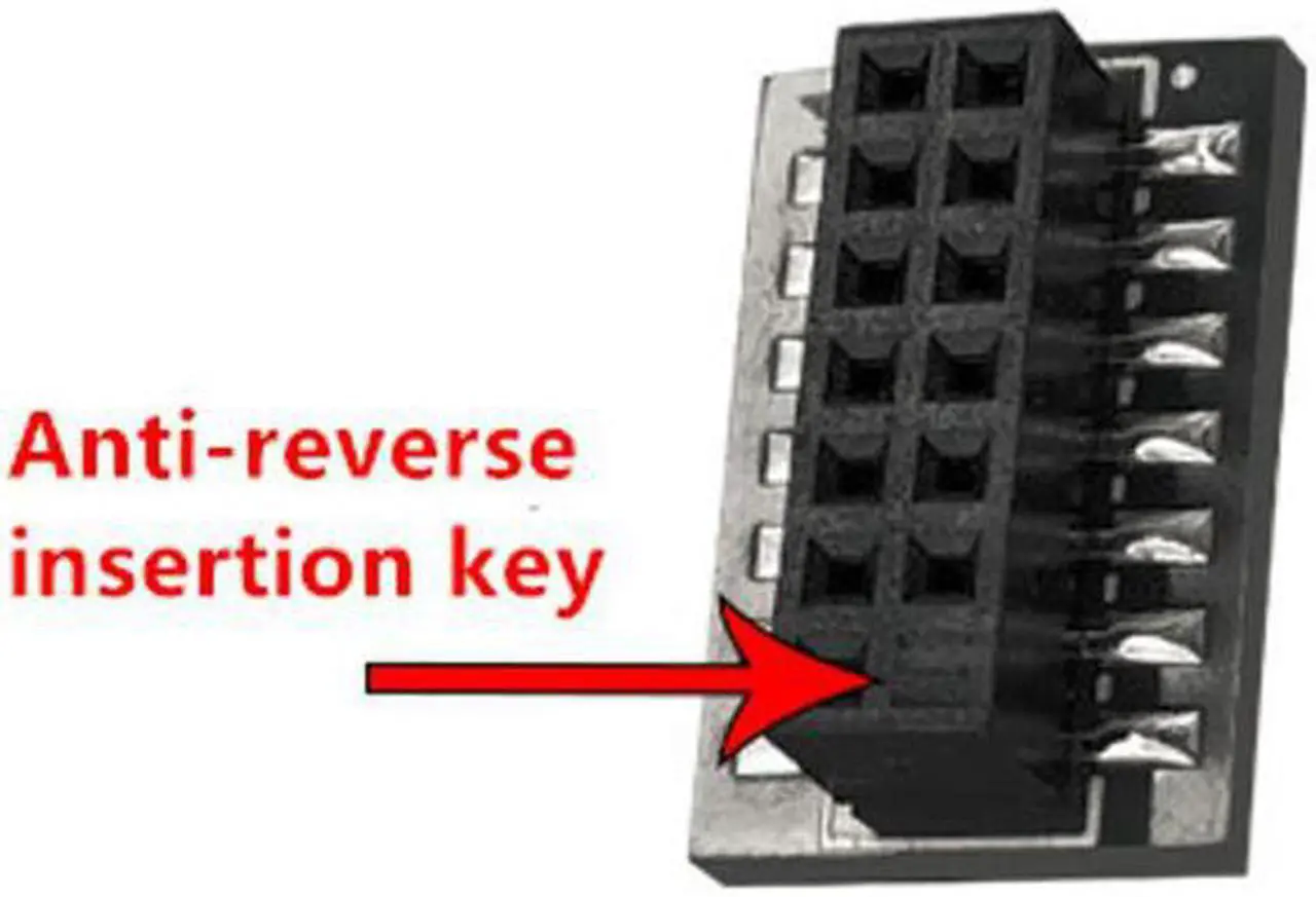 Alt view image 5 of 5 - For ASROCK 14 PIN SPI Motherboard Windows 11 TPM 2.0 Security Module Board - Prevent Reverse Insertion