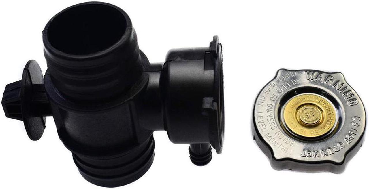 Main image of Acaigel Coolant Neck Radiator Hose Connector & Cap For Chrysler Jouney Jeep Dodge Caliber