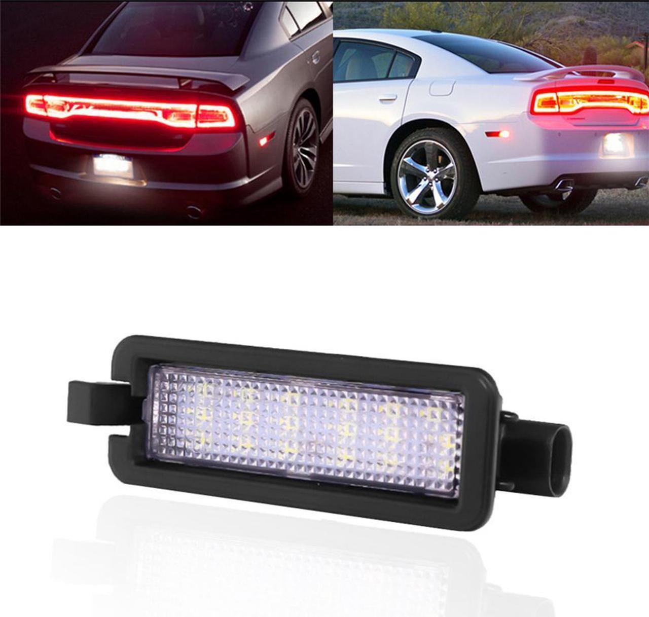 Alt view image 3 of 5 - Furulu Rear LED License Plate Light For Chrysler Pacifica Voyager Jeep Compass RAM 1500