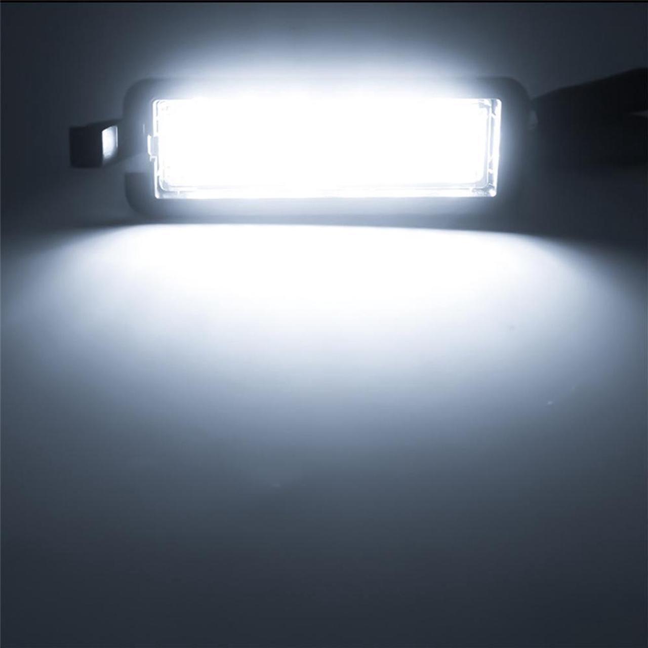 Alt view image 5 of 5 - Furulu Rear LED License Plate Light For Chrysler Pacifica Voyager Jeep Compass RAM 1500