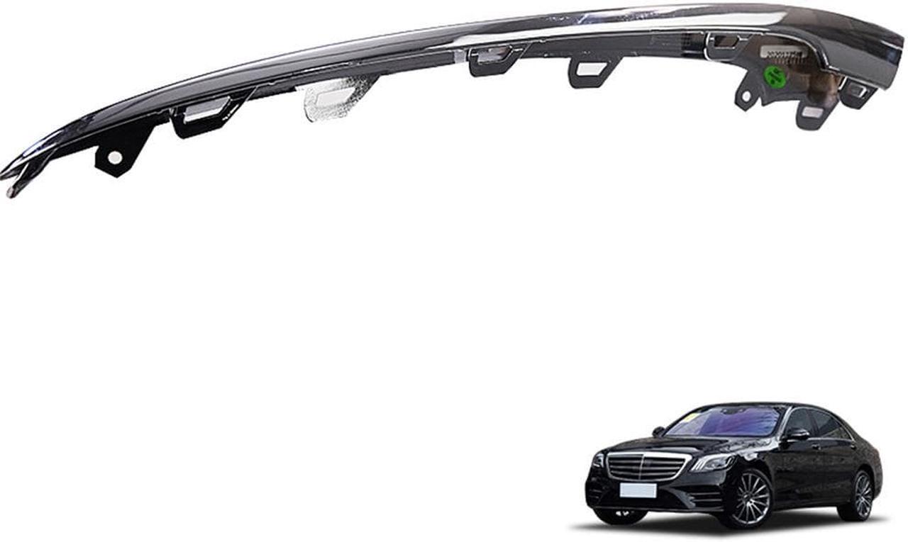 Alt view image 4 of 5 - Furulu Left Front Bumper Lip Trim Molding For 18-20 Mercedes W222 S450/560 A2228857700