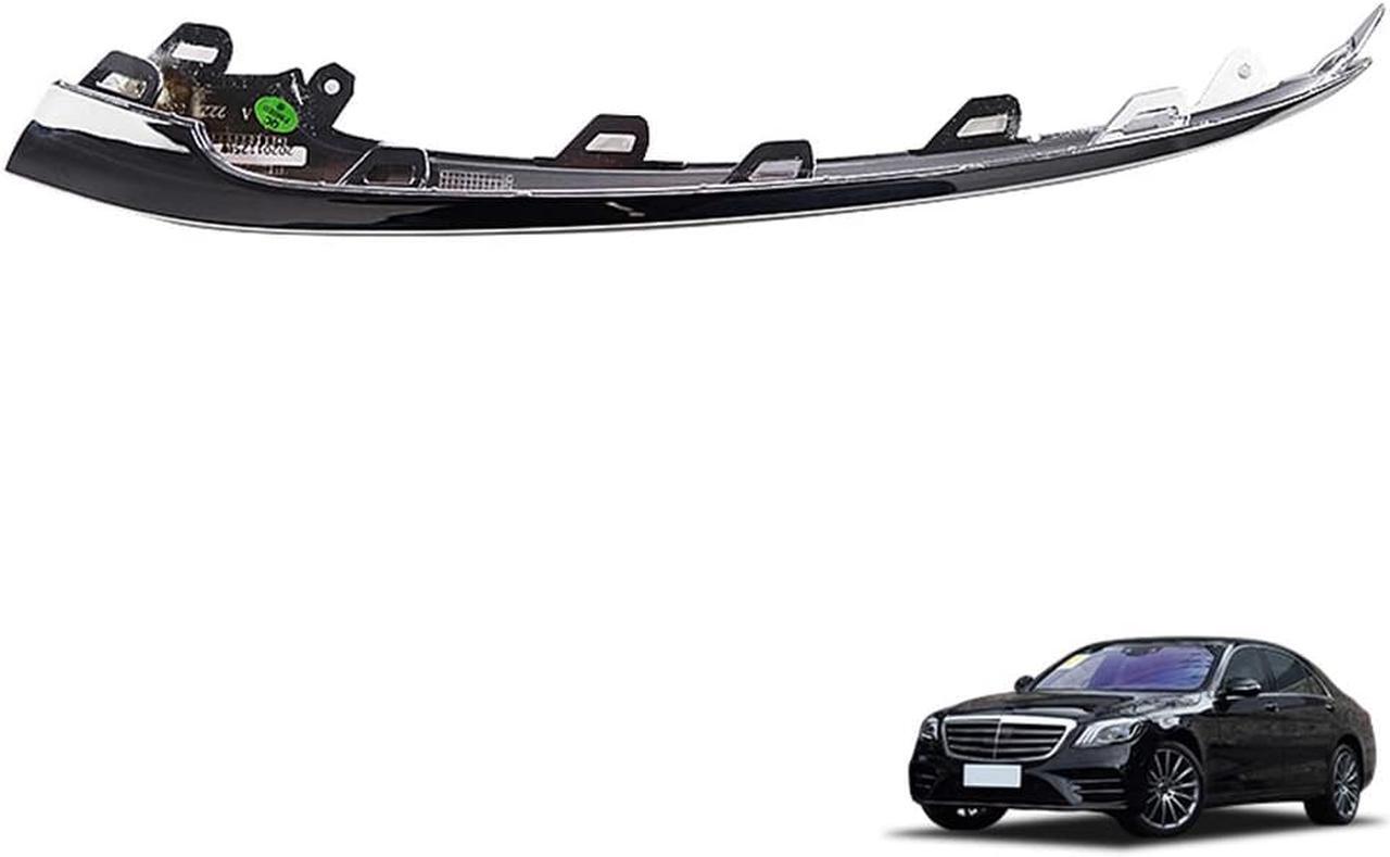 Alt view image 3 of 5 - Furulu Left Front Bumper Lip Trim Molding For 18-20 Mercedes W222 S450/560 A2228857700