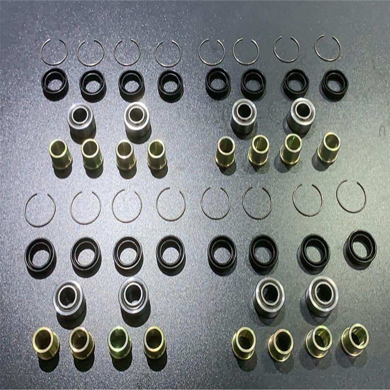 FYUU Front Upper & Lower A-Arm Bushing Pin Kit For HONDA TRX300EX 1993-2008 Odyssey FL400 1989-1990