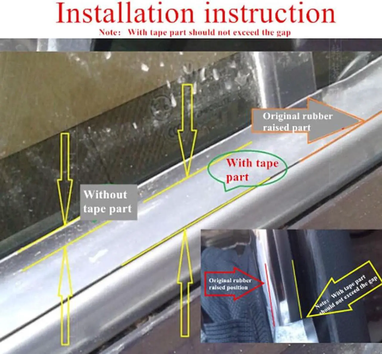 Alt view image 4 of 7 - 20MM 4Meters Car Weatherstrip Windshield Rubber Seal For Window Glass Waterproof