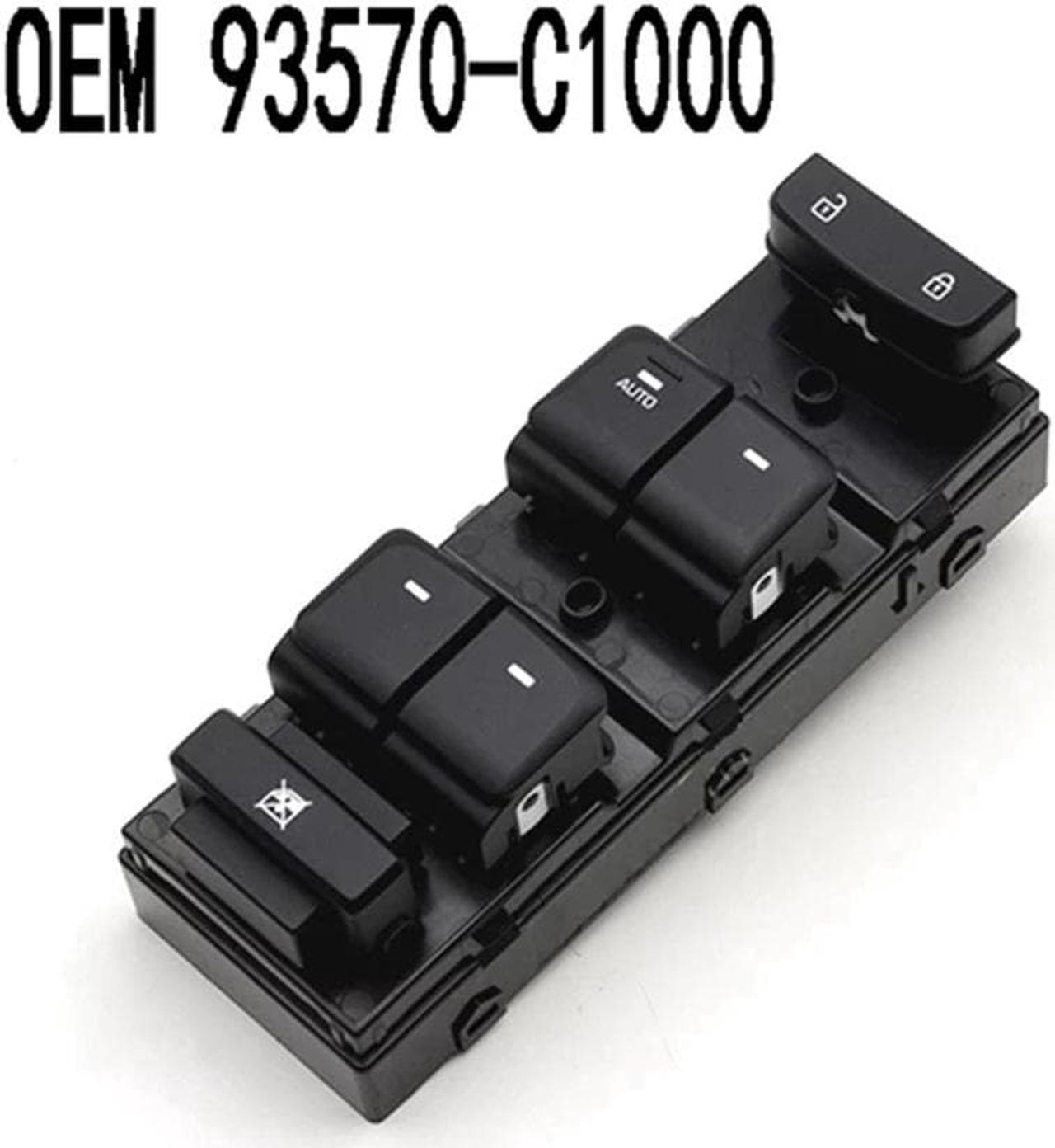 FYUU Left Driver Side Power Window Main Switch For Hyundai Sonata 2015-2019