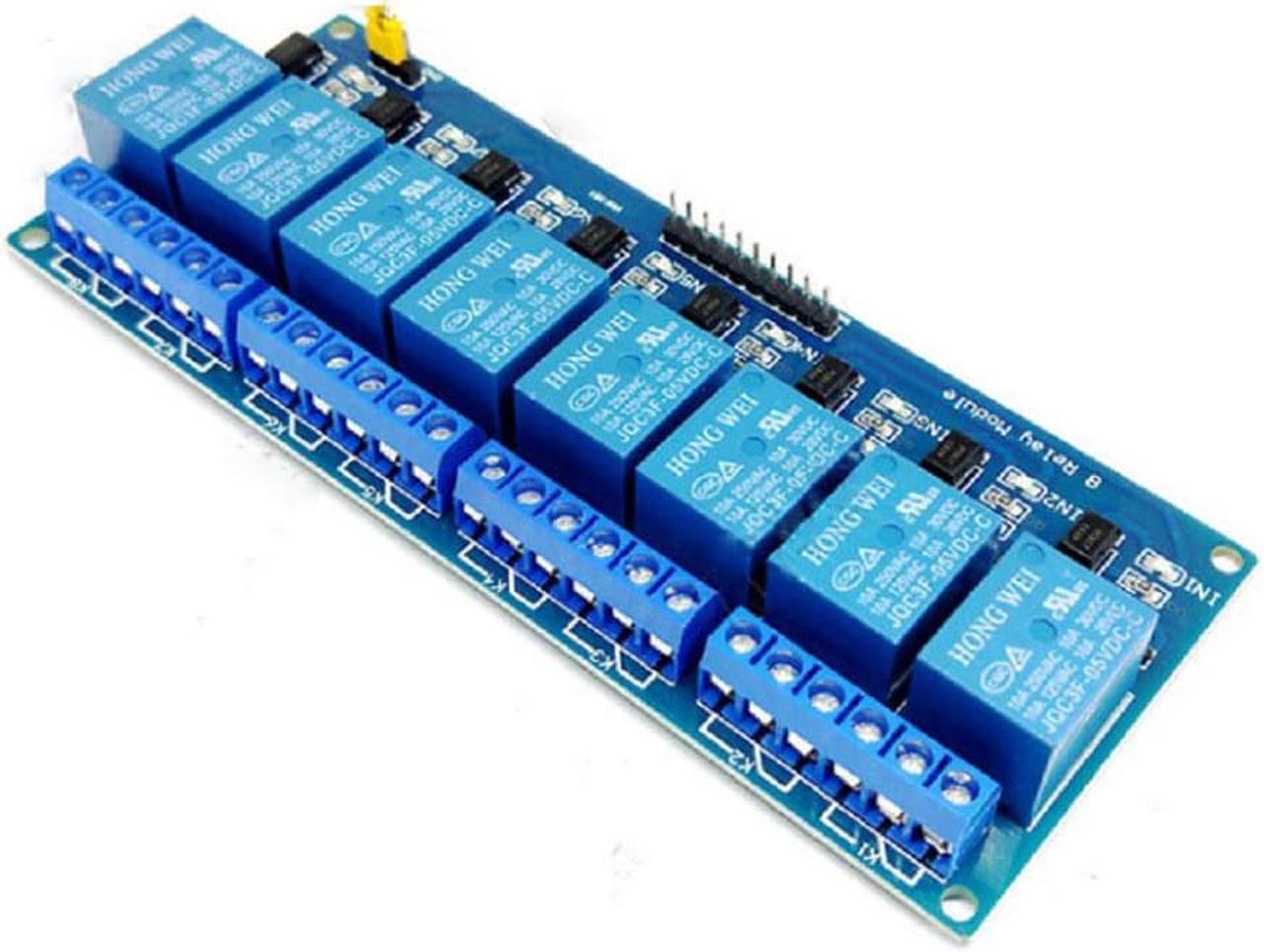 Acaigel 5V 8-Channel Relay Module Low Level Trigger Interface Board