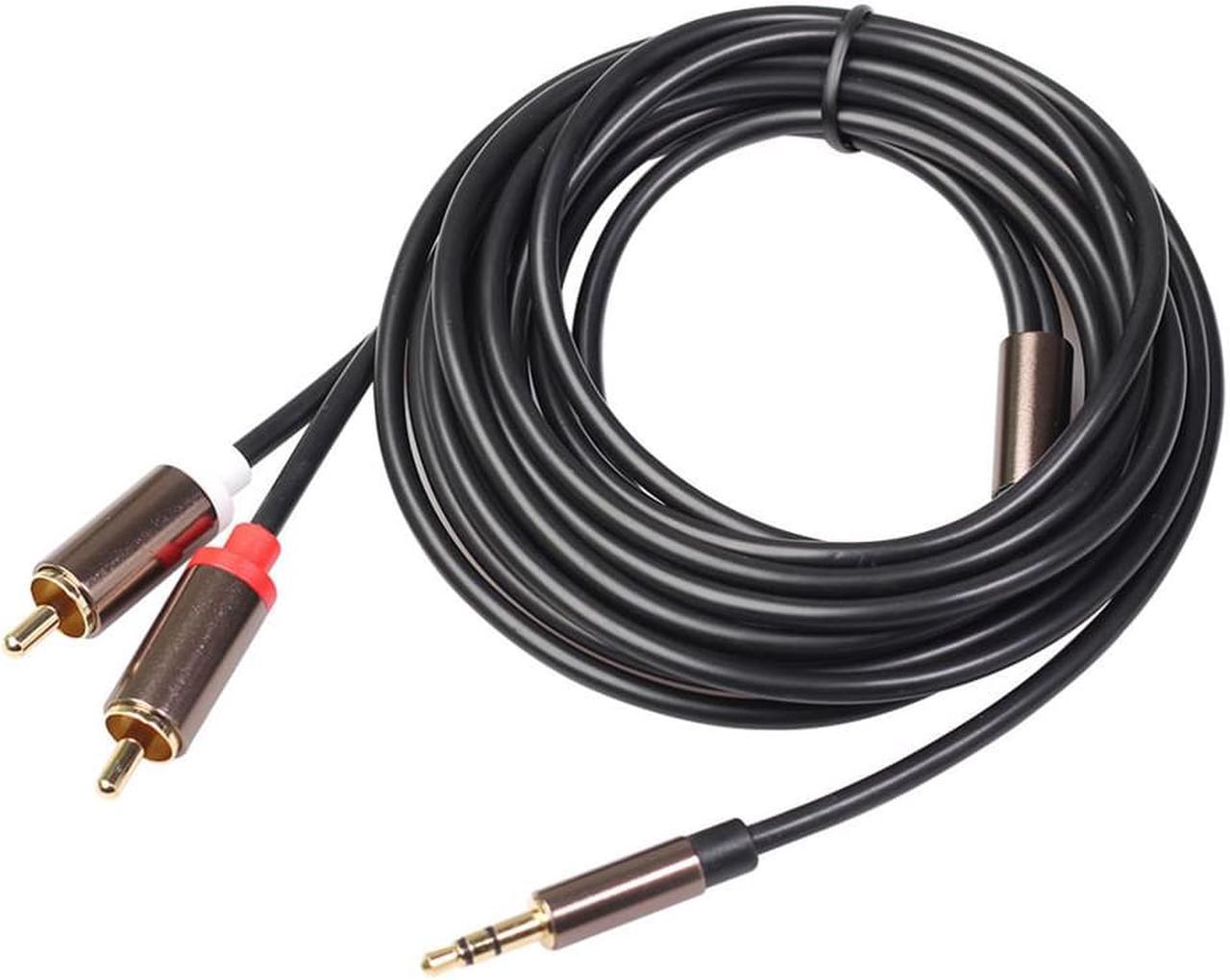 Acaigel 2RCA to AUX Cord 2-RCA to 3.5mm Adapter Stereo Audio Y-Cable