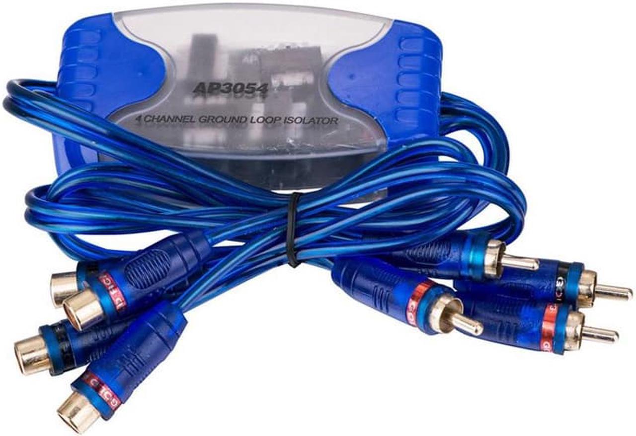 Acaigel 4-Channel RCA Audio Noise Filter Suppressor Ground Loop Isolator