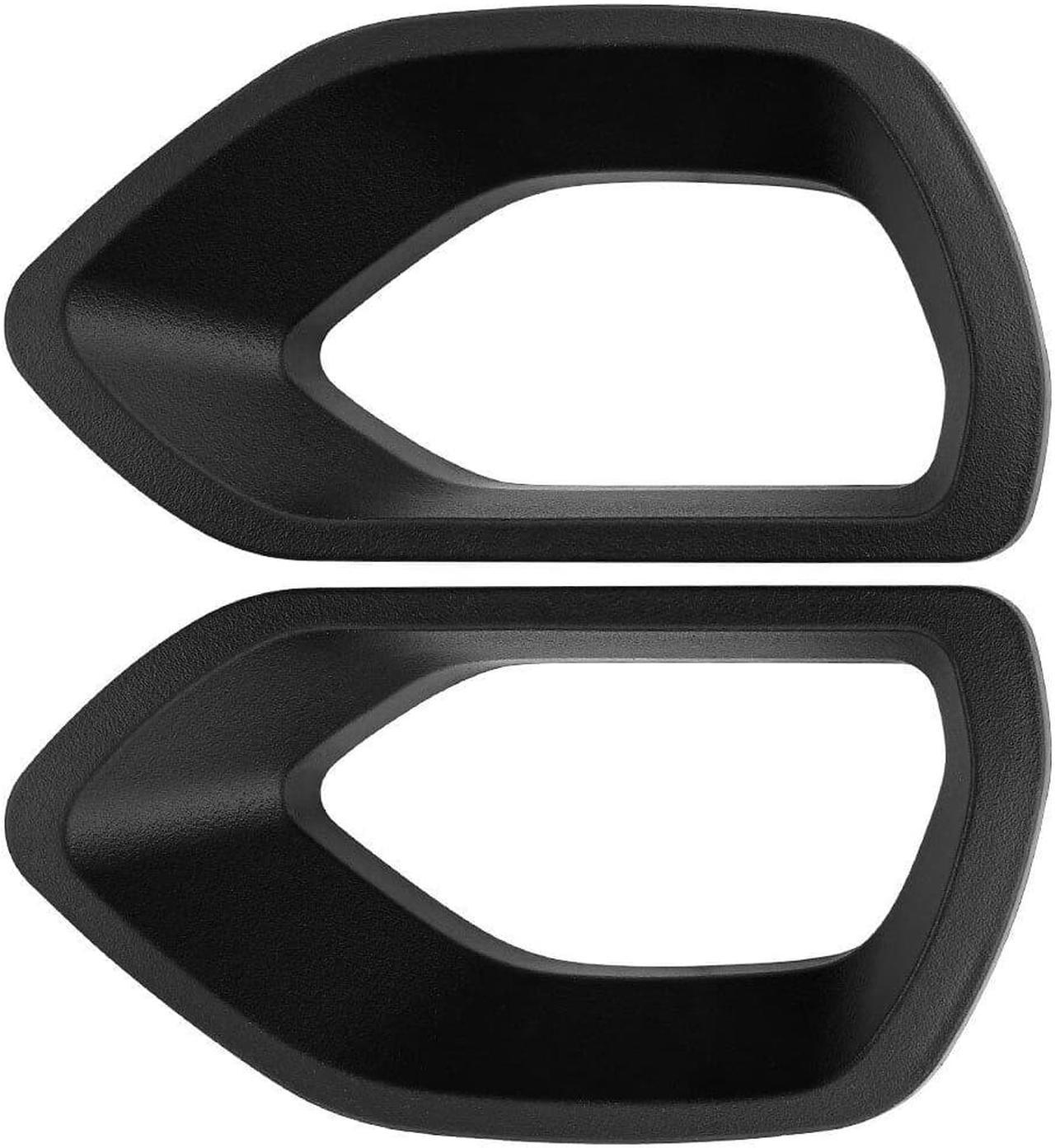 Acaigel 1 Pair Black Upper Grille Intake Bezels for 2015-19 Dodge Charger SRT Scat