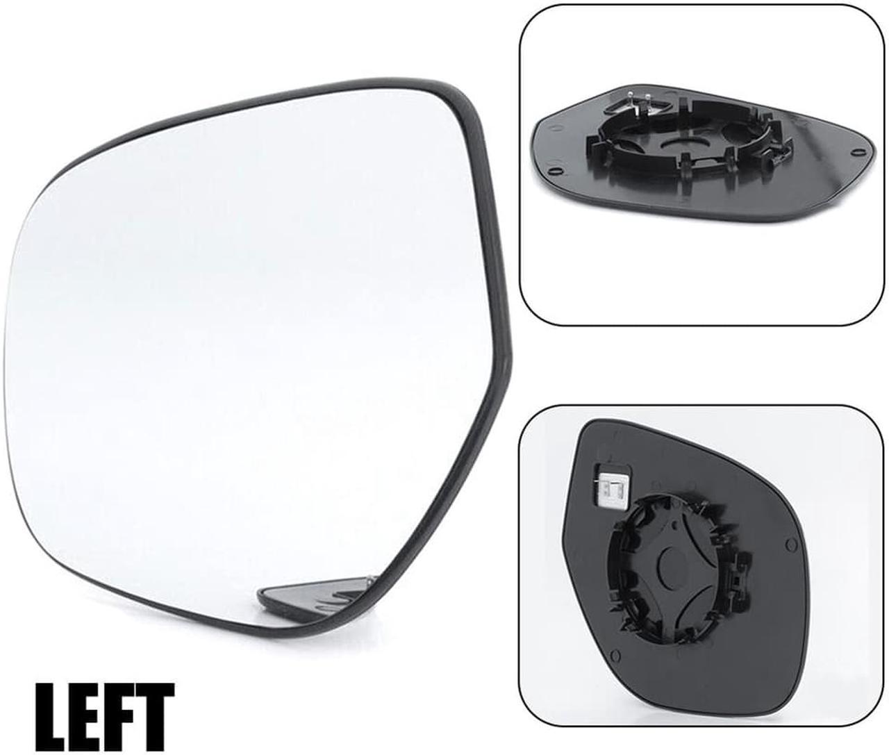 Acaigel Car Left Side Heated Mirror Glass with Backing Plate For Mitsubishi Outlander 14-20