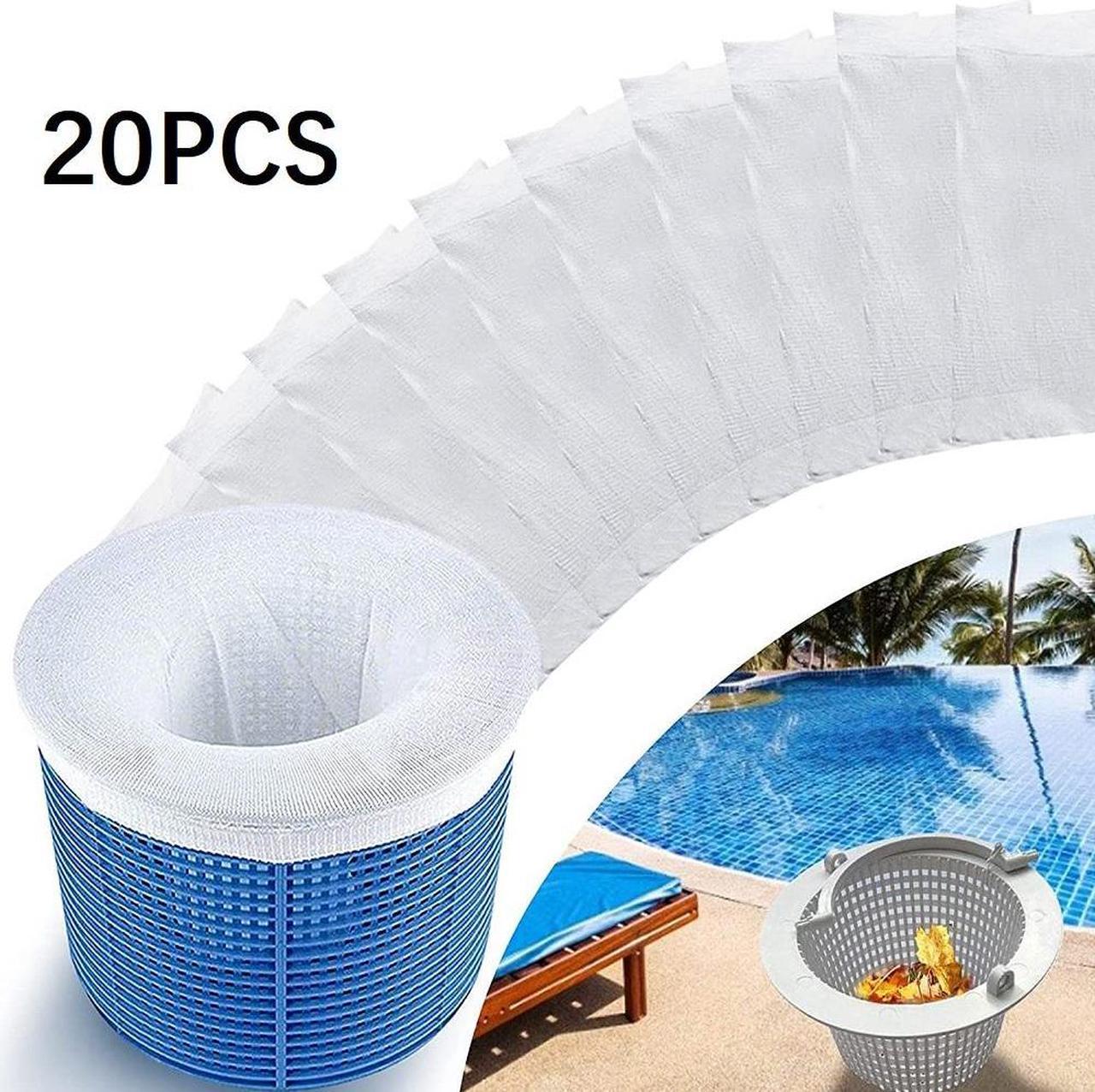 20PCS Pool Skimmer Socks Filter Replacement Savers for Basket Swimming Pool