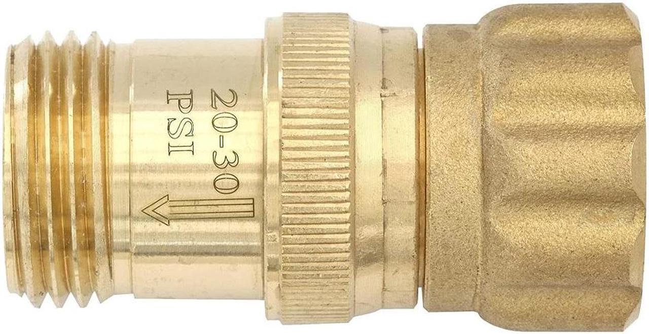 25 Psi Water Pressure Reducer Regulator 3/4 Inch Hose Thread for Drip Irrigation System